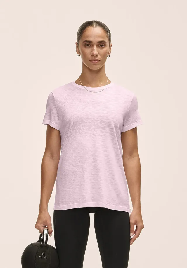 Casall Soft Texture maglietta Lush Pink Tencel