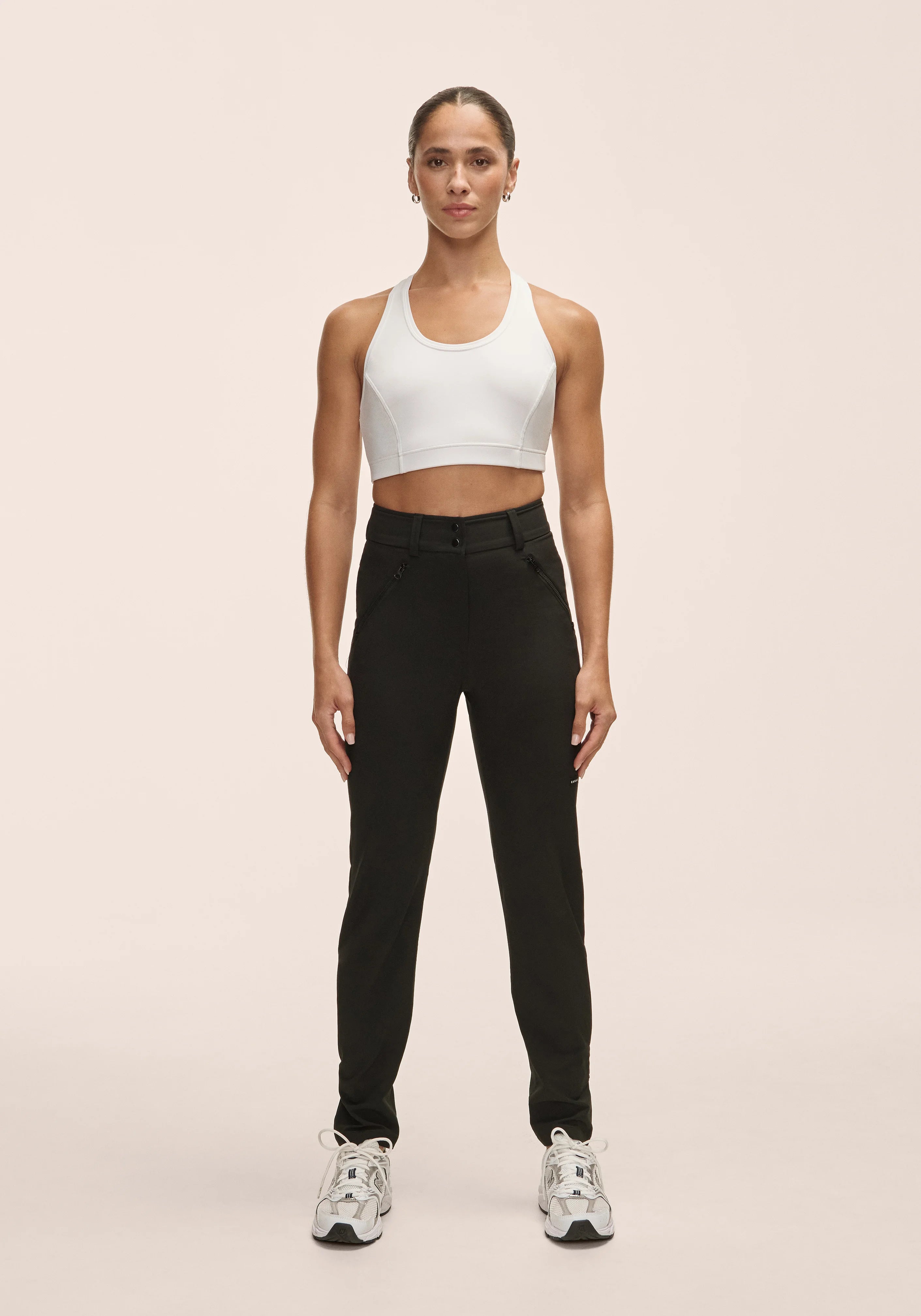 Casall Warm Active Pants pantalone outdoor nero idrorepellente