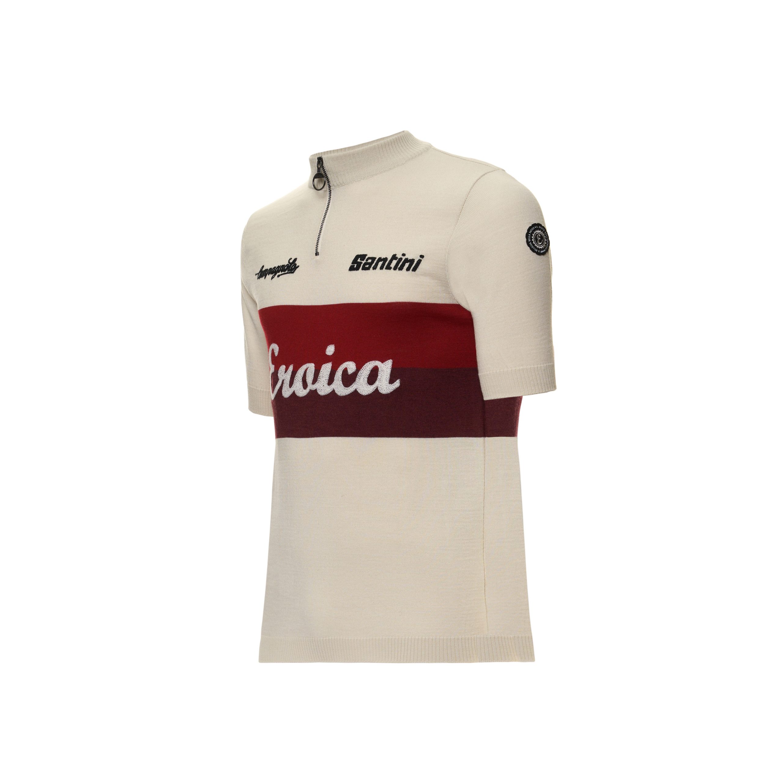 L'Eroica Campagnolo Maglia Ciclismo Crema in Lana