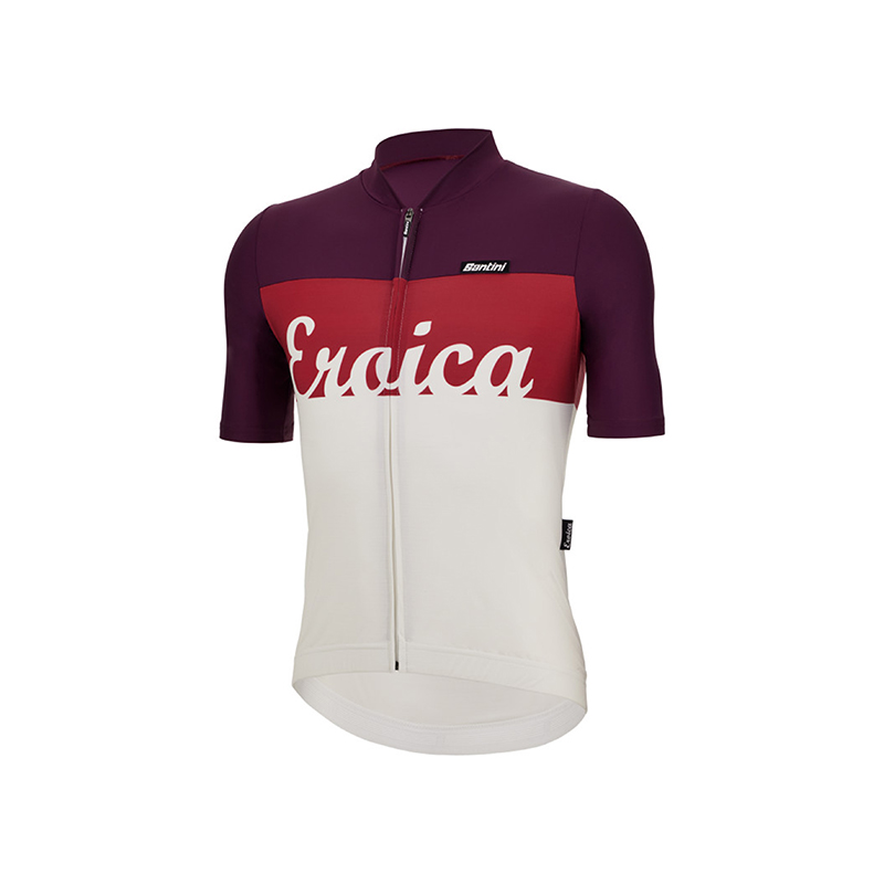 L'Eroica Brina maglia ciclismo bordeaux traspirante