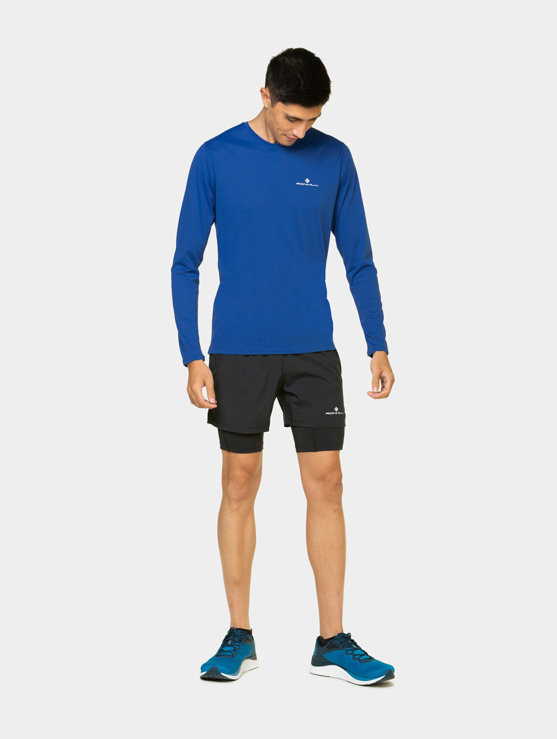 Ronhill Core 5 Twin pantaloncini running 2 in 1 uomo