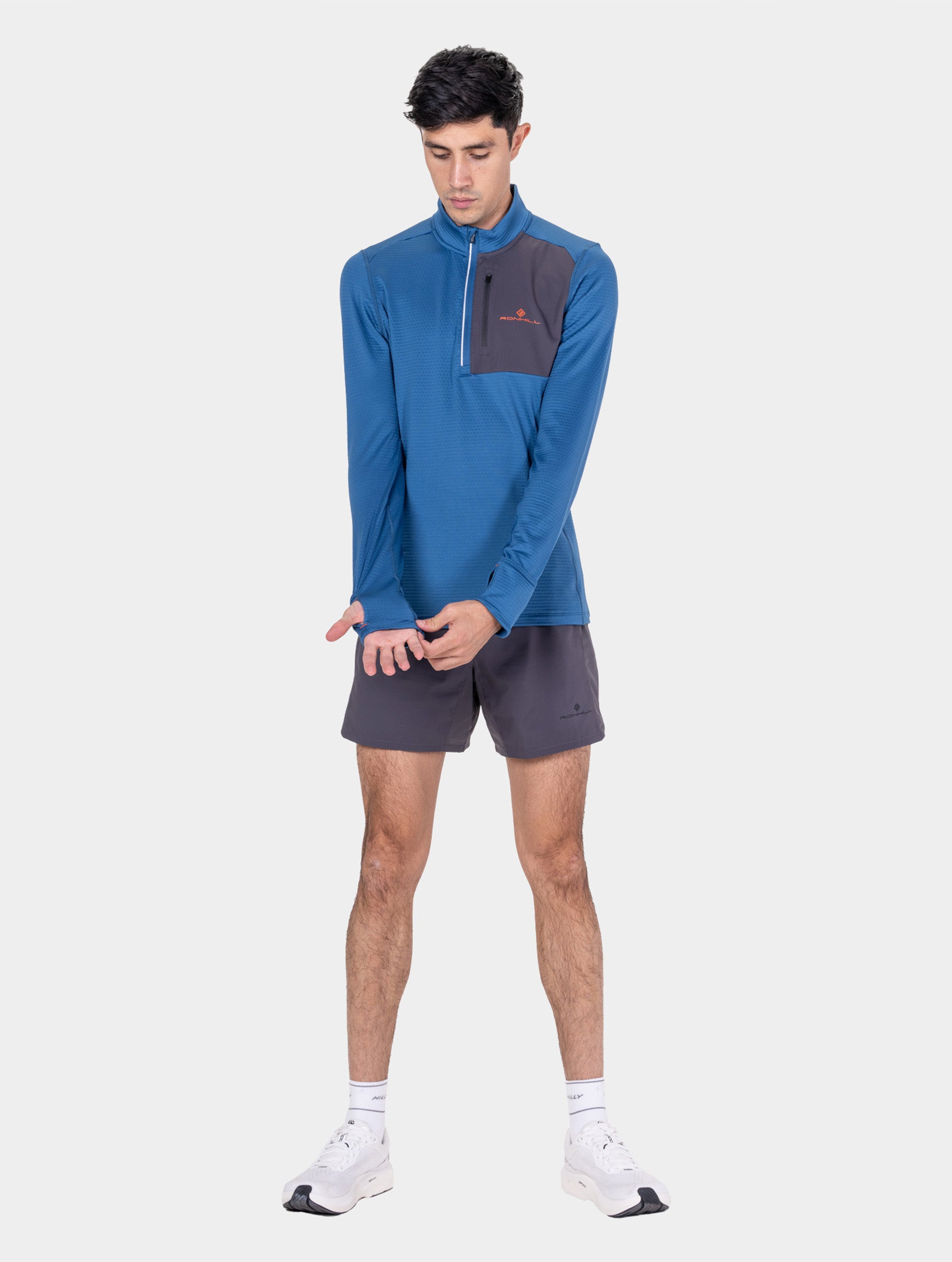 Ronhill Tech Winter 1/2 Zip maglia termica espresso