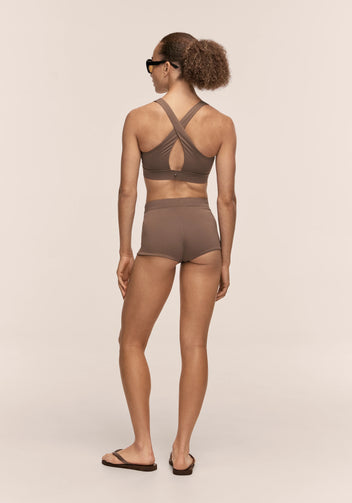 Casall Millenial Bikini Shorts costume Kaki protezione UV