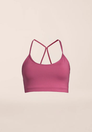 Casall Sleek Strappy Sports Bra reggiseno rosa sostegno medio