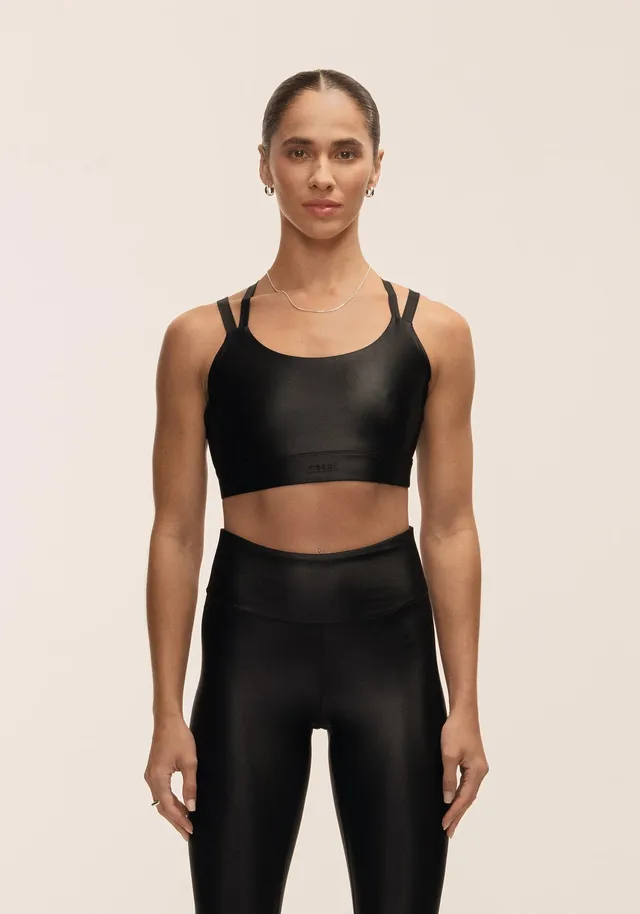 Casall Glitz Sports Bra reggiseno sportivo donna nero