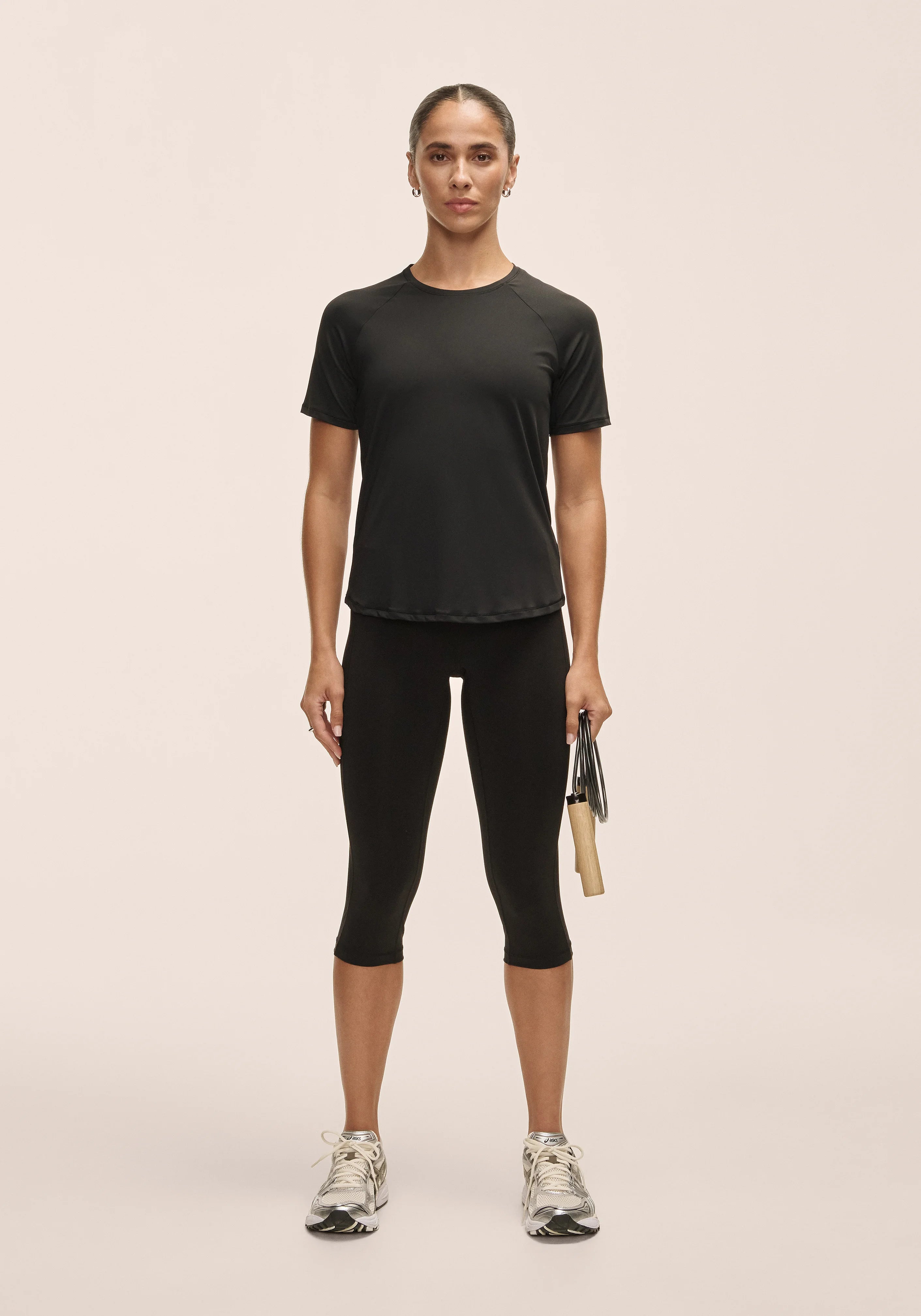 Casall Essential Tee t-shirt tecnica nera traspirante