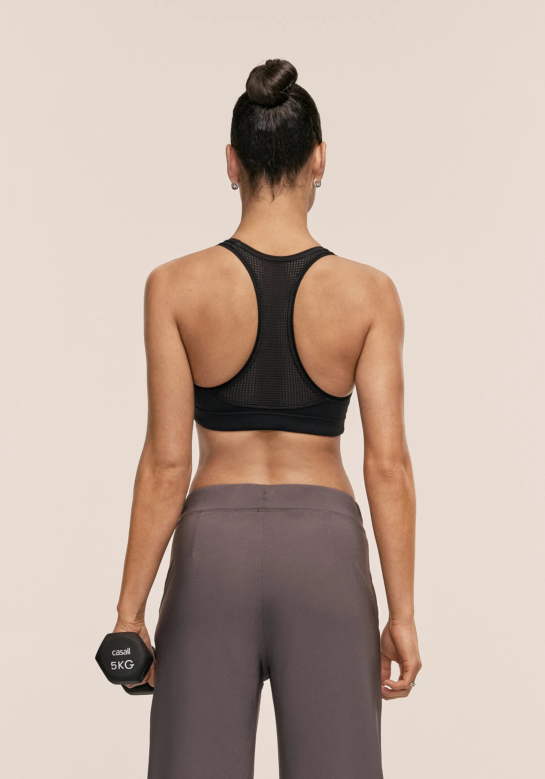 Casall Iconic Sports Bra reggiseno sportivo nero alto sostegno