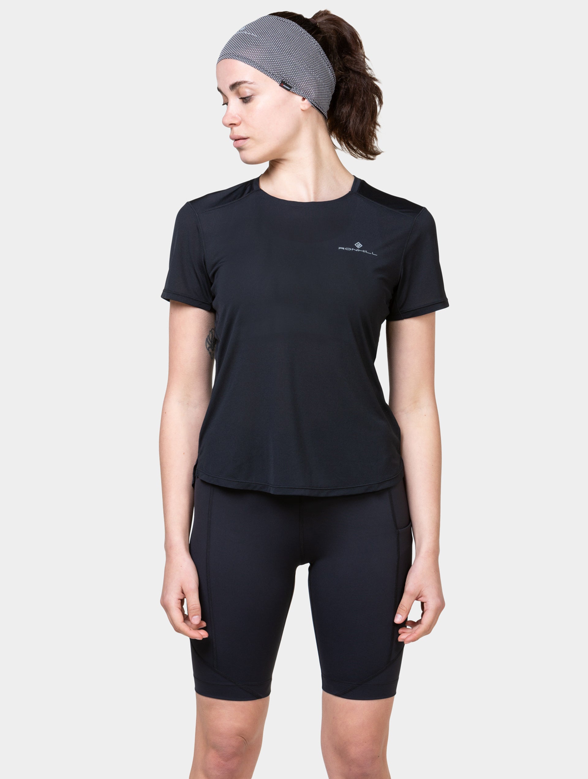 Ronhill Golden Hour fascia running Black Matrix S/M traspirante