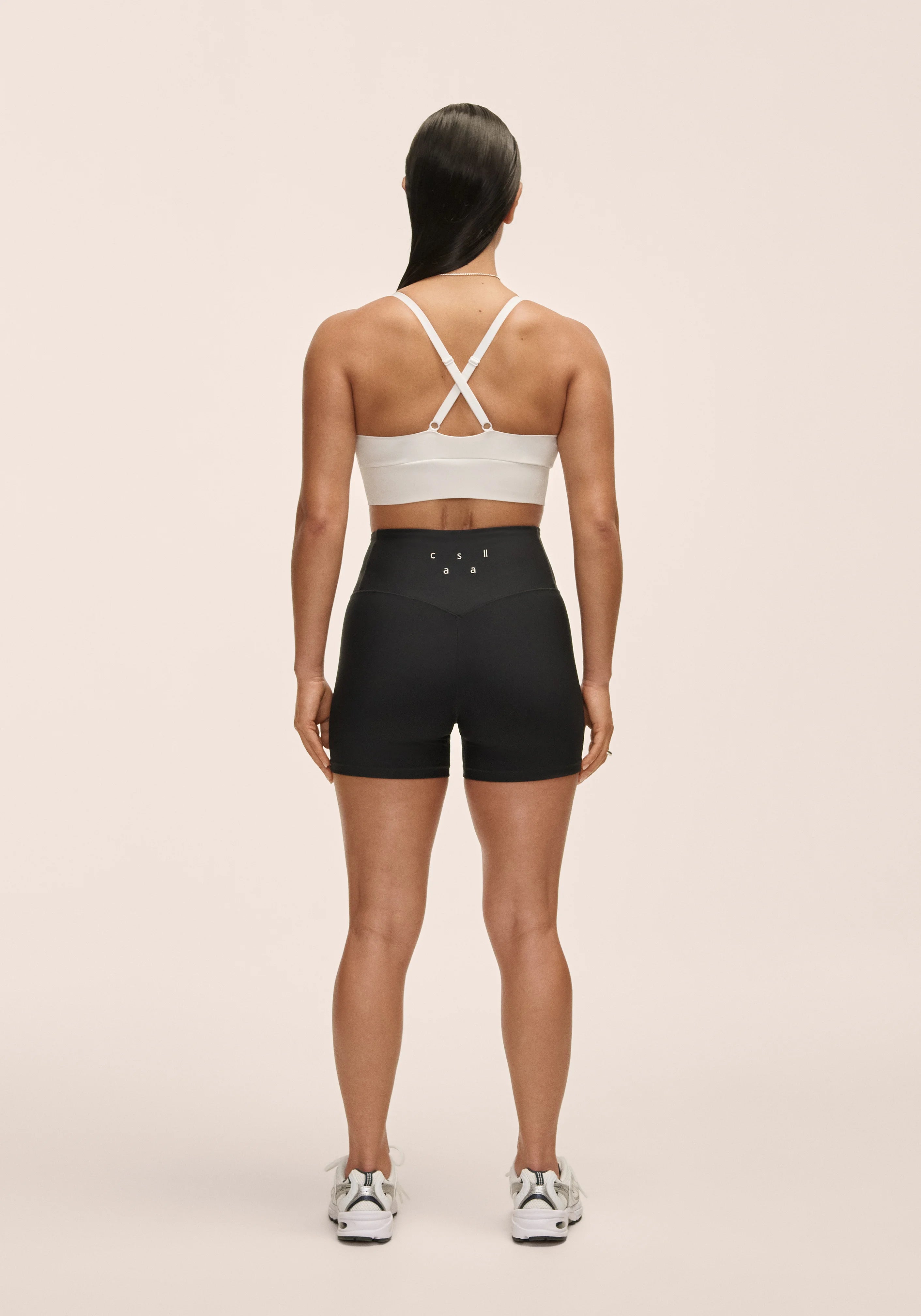 Casall Ultra High Waist Hot Pant shorts neri vita alta