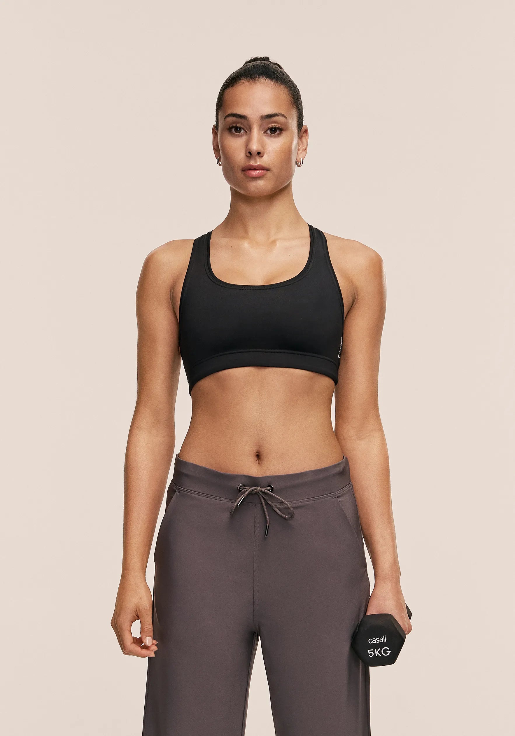 Casall Iconic Sports Bra reggiseno sportivo nero alto sostegno