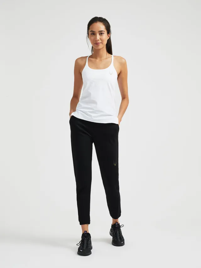 Lucas Hugh Performance Cross Back Tank canotta bianca