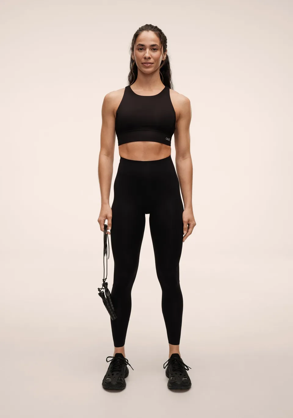 Casall Silhouette High Waist Tights leggings neri shaping