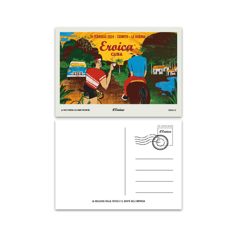 L'Eroica Set Cartoline 2024 Illustrazioni Storiche