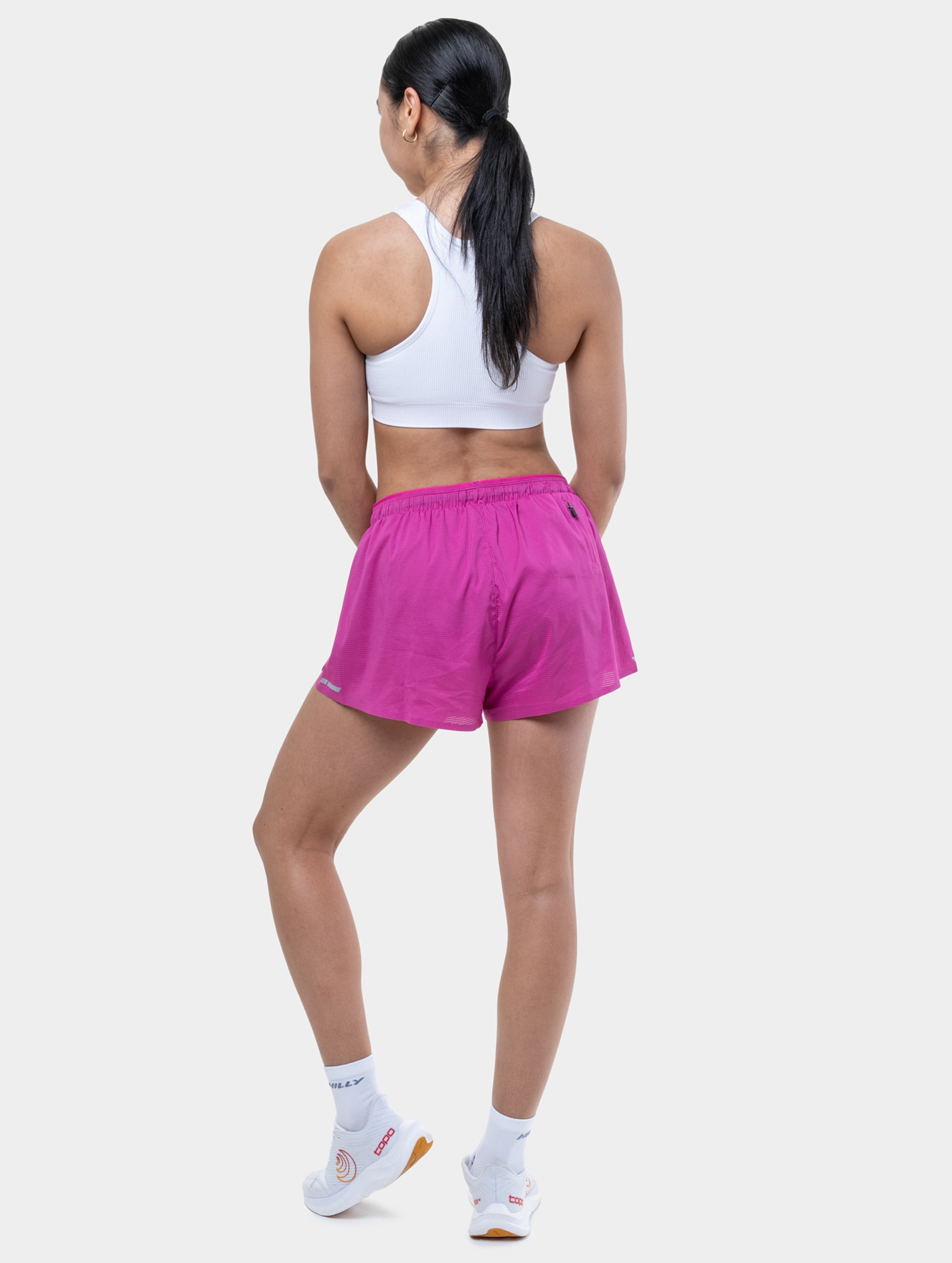 Ronhill Tech Race pantaloncini donna neri splits leggeri