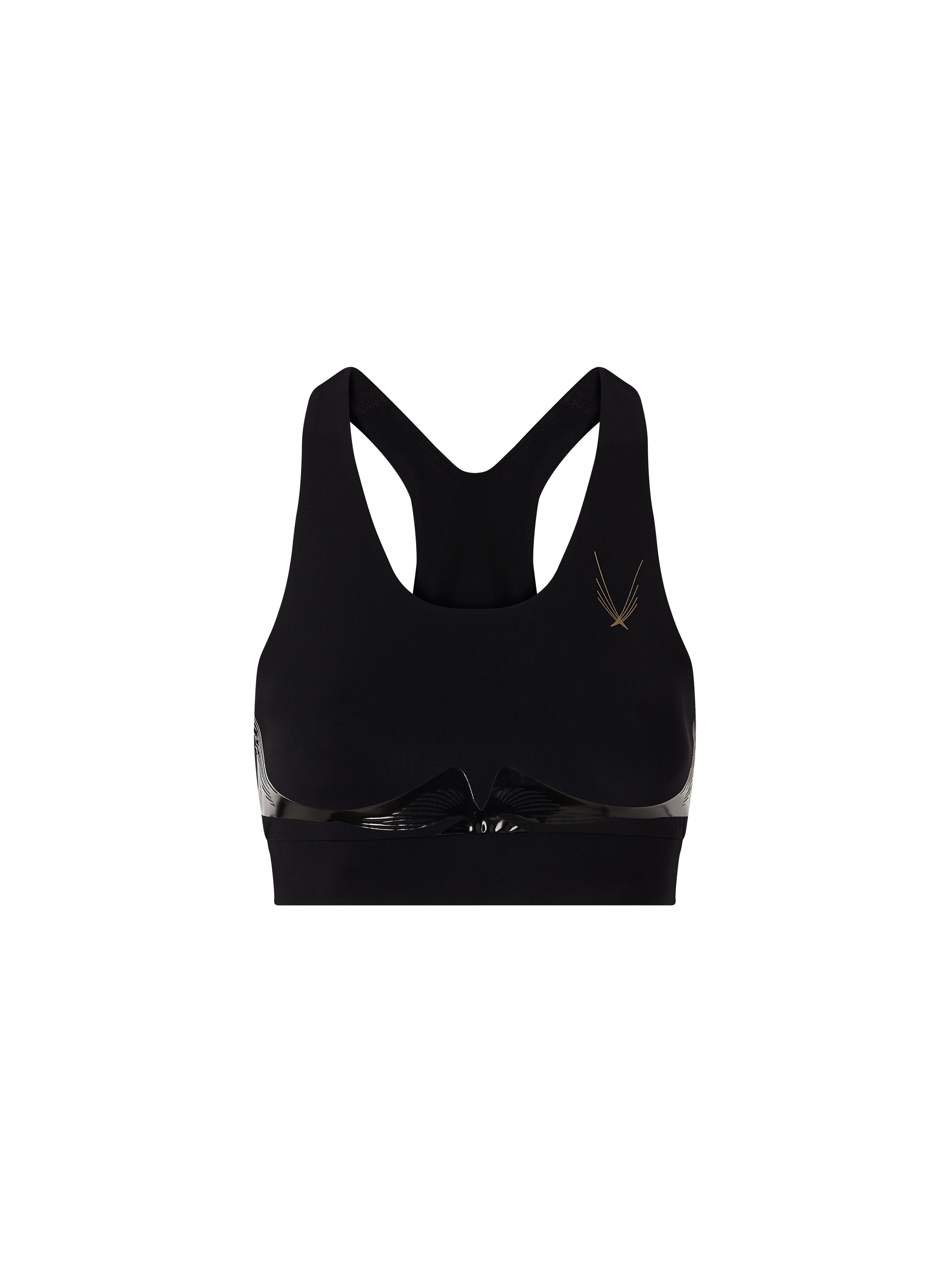 Lucas Hugh Flux reggiseno sportivo nero traspirante