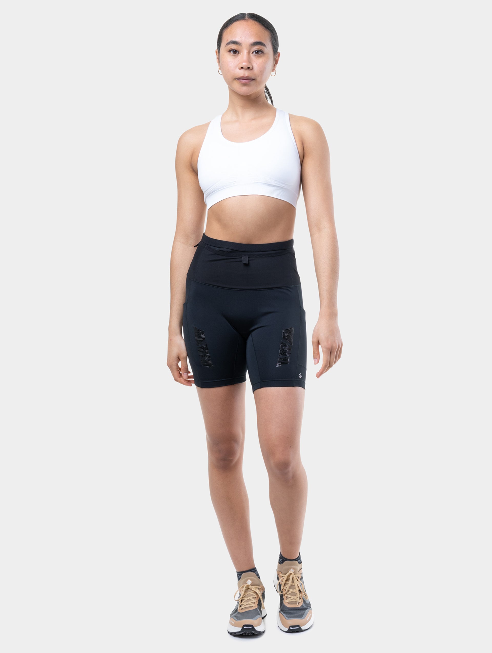 Ronhill Tech All-Terrain 7" shorts running donna nero con tasche