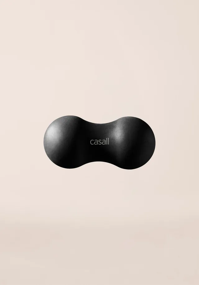 Casall Peanut Ball palla massaggio schiena nera trigger point