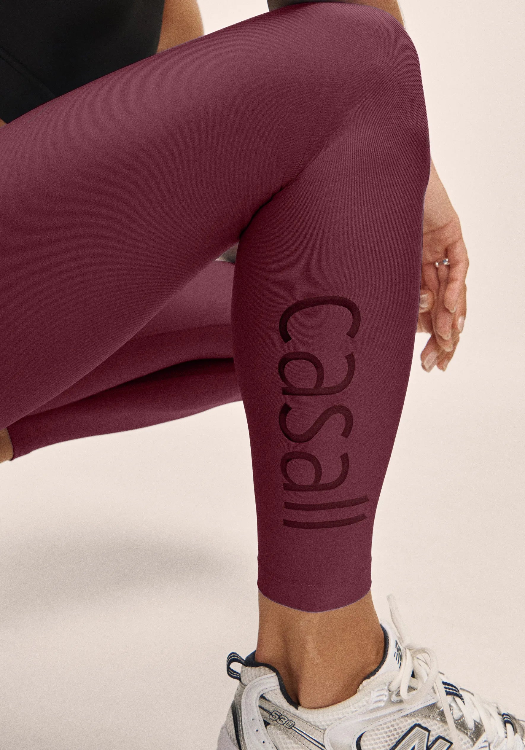 Casall Graphic High Waist leggings Cherry Moon vita alta