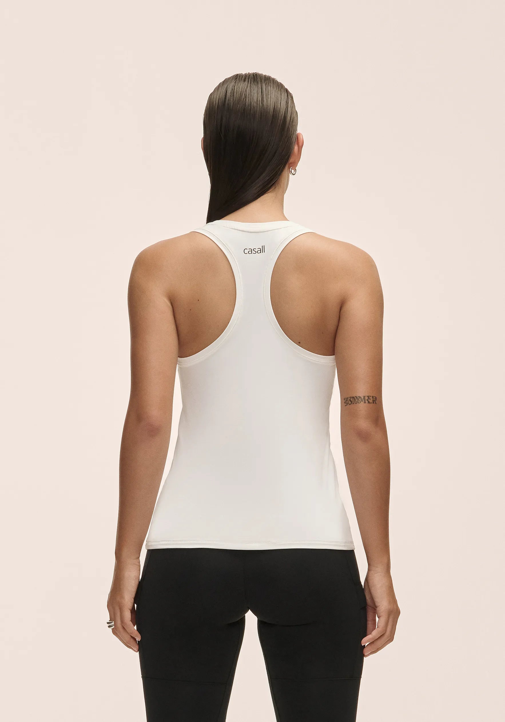 Casall Essential Racerback canotta bianca palestra
