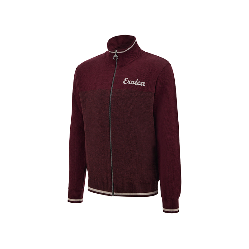 L'Eroica Vita Giacca Lana Bordeaux Classica