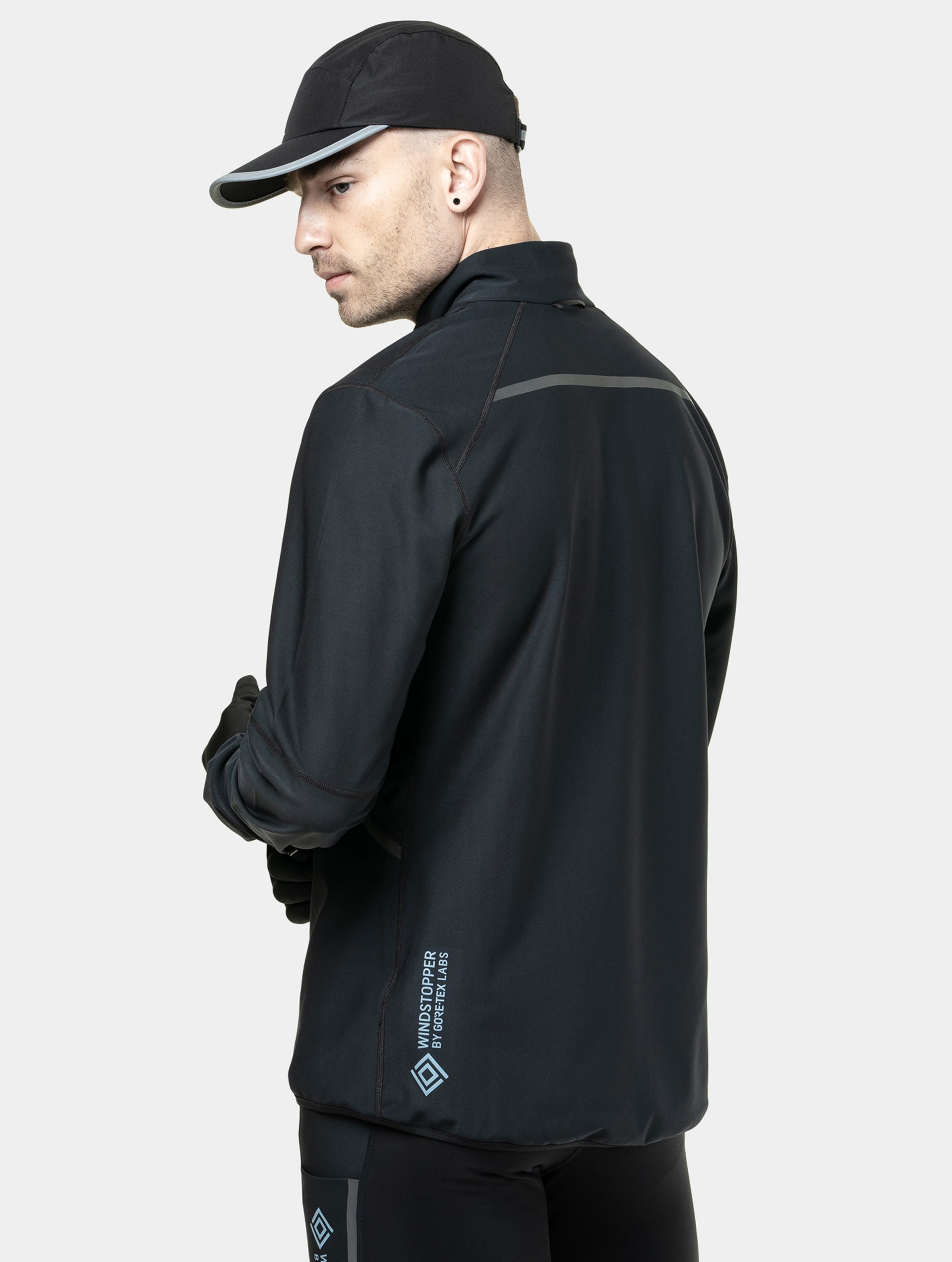 Ronhill Tech GORE-TEX Windstopper giacca running uomo nera