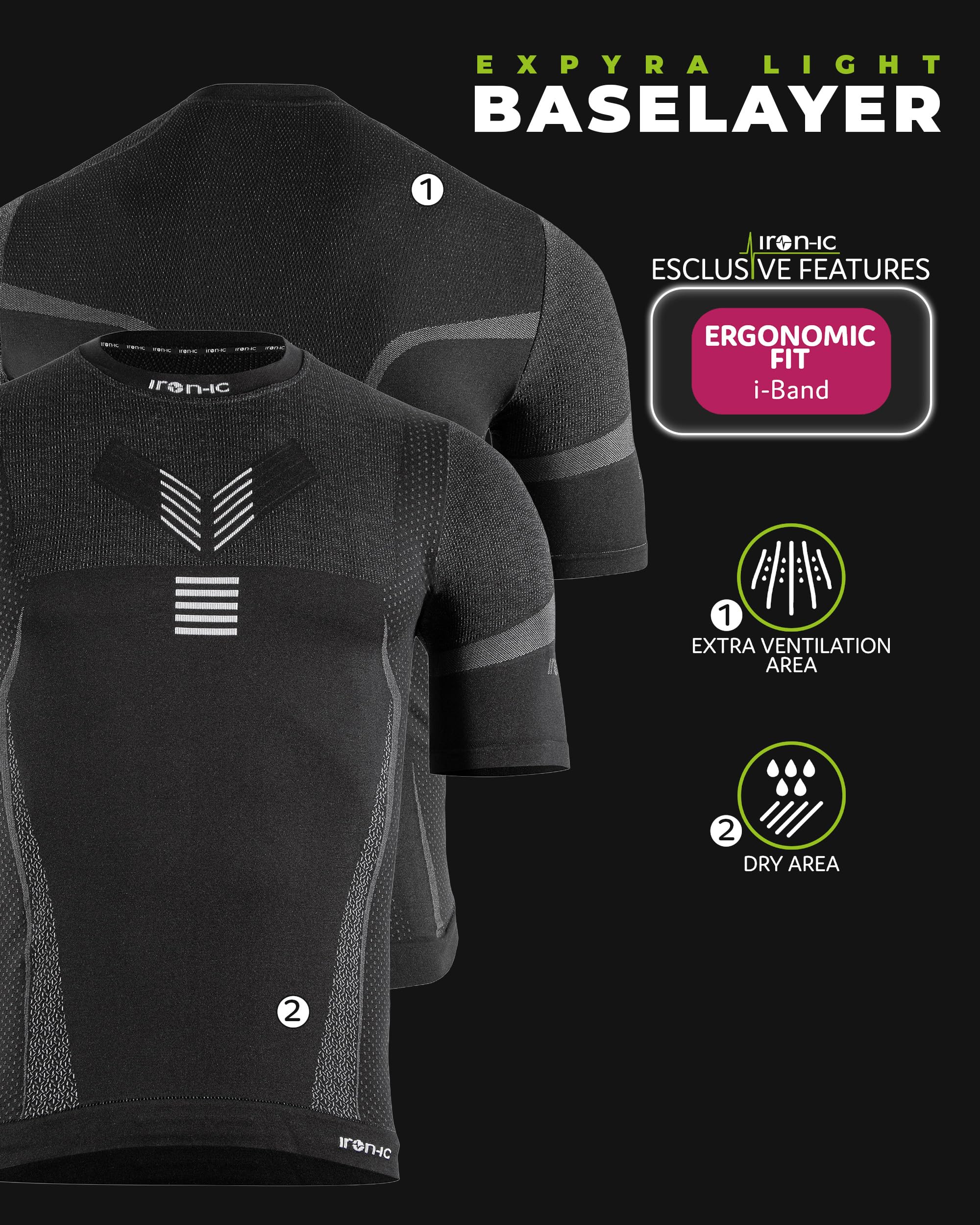 IRON-IC Thermic 201663 T-Shirt Uomo XXL Traspirante