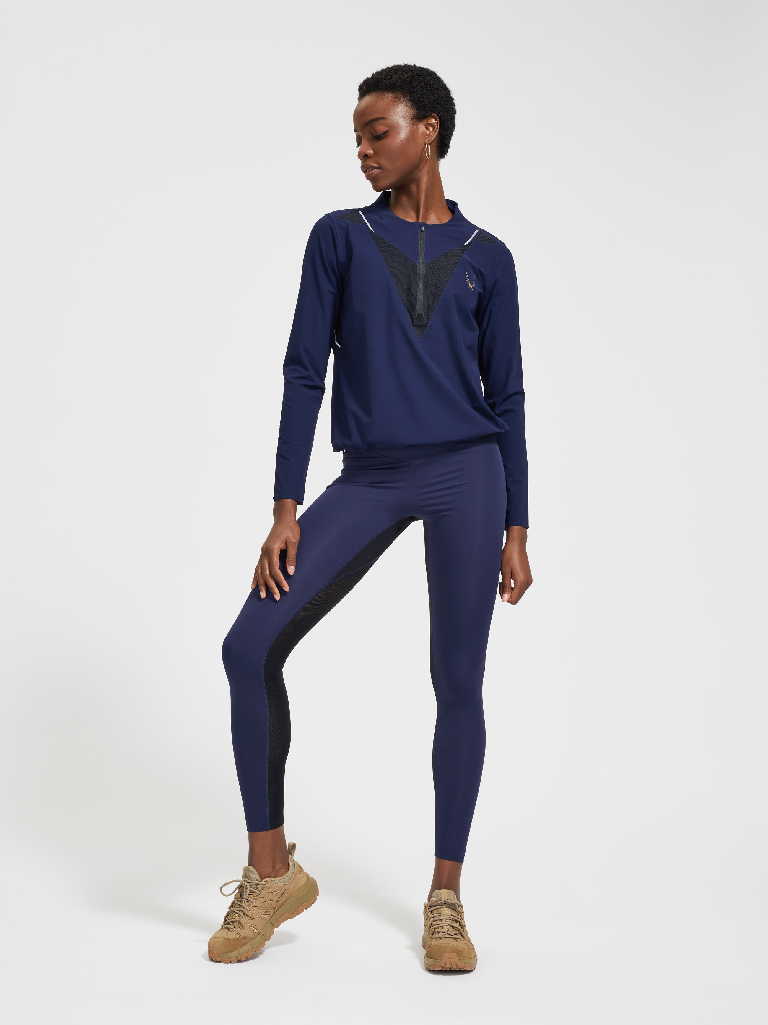Lucas Hugh Stealth leggings midnight taglia L compressivi