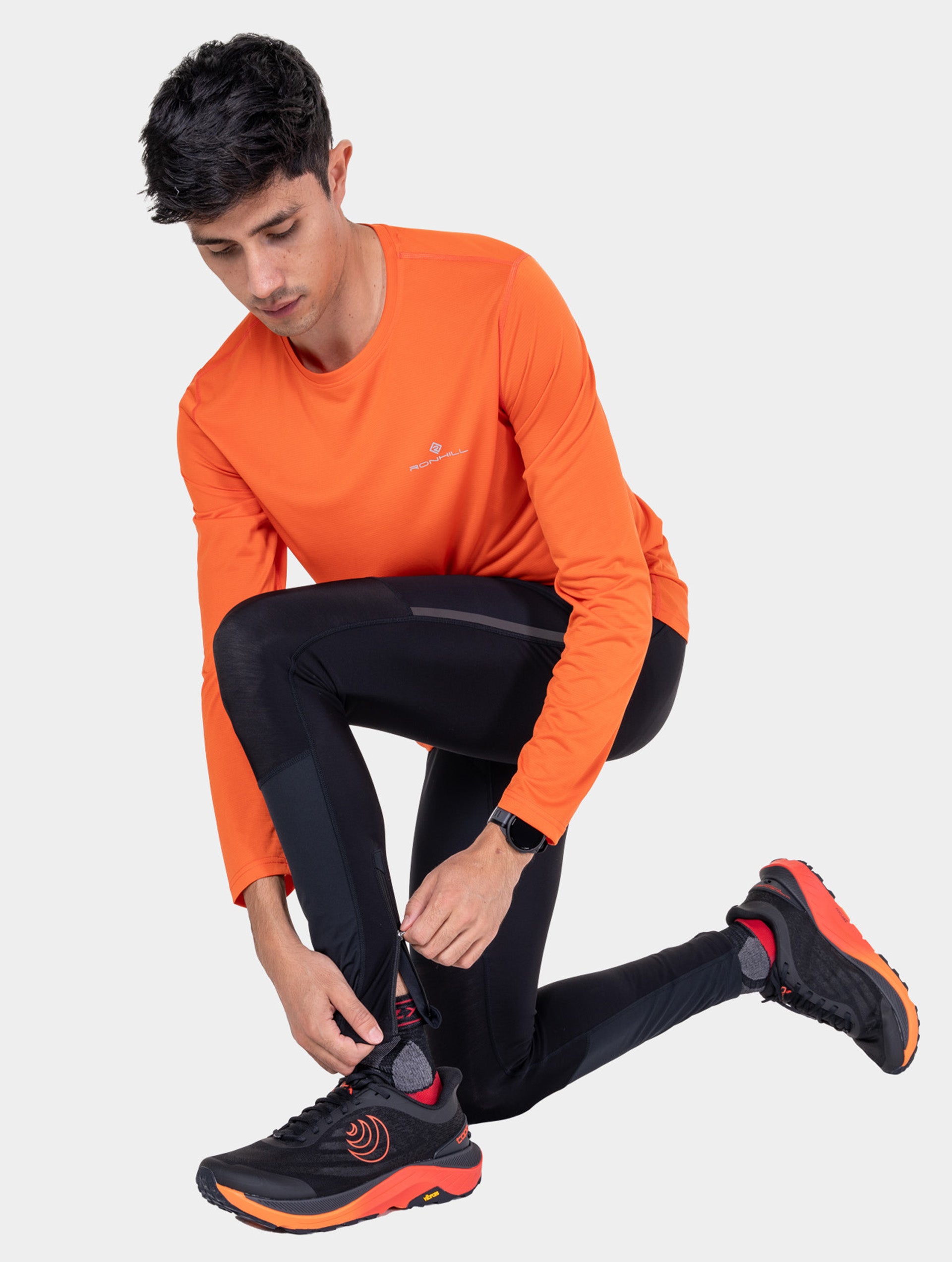 Ronhill Tech Wind-Block Tight collant running uomo antivento