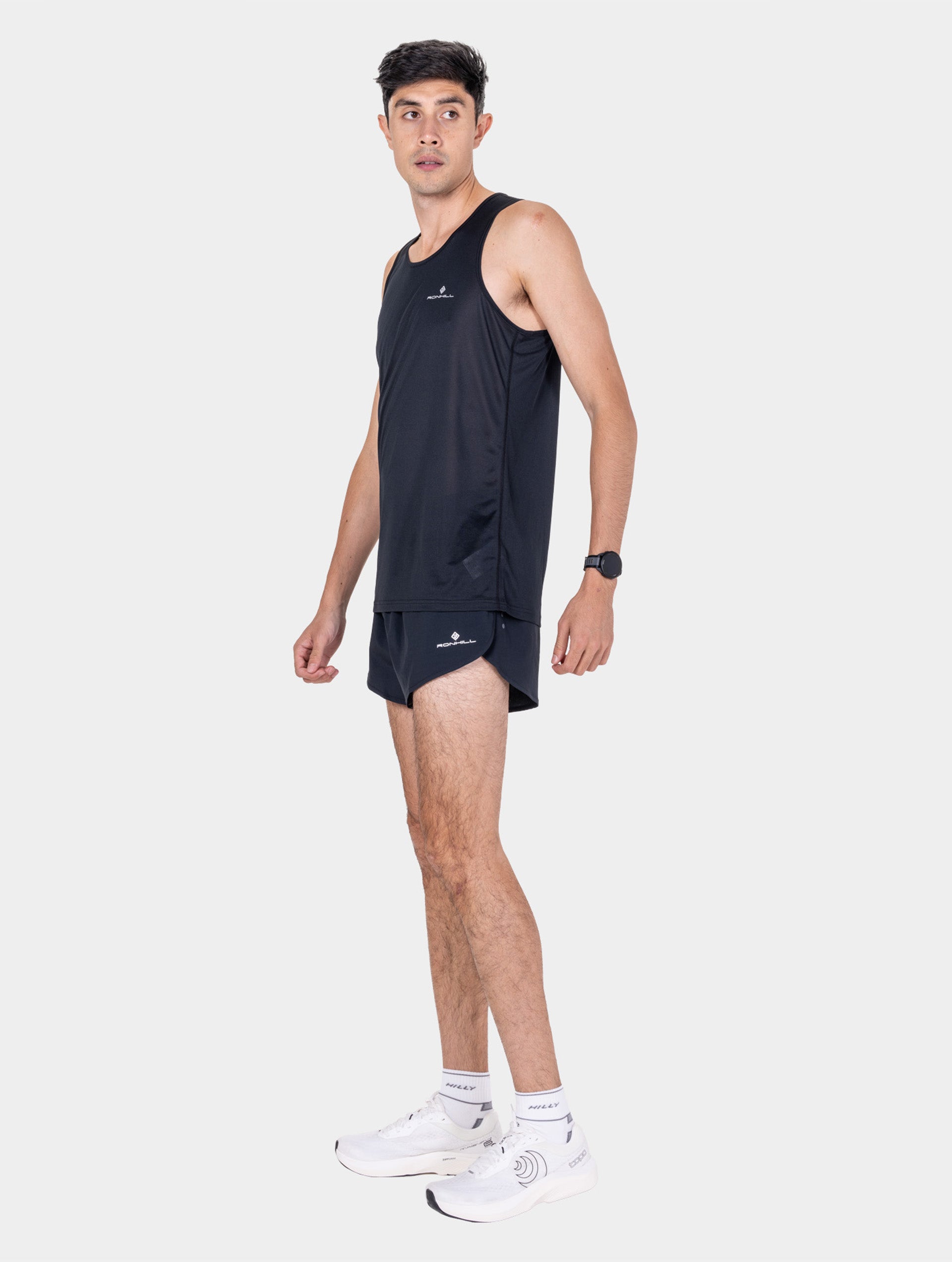 Ronhill Core Vest canotta running nera traspirante