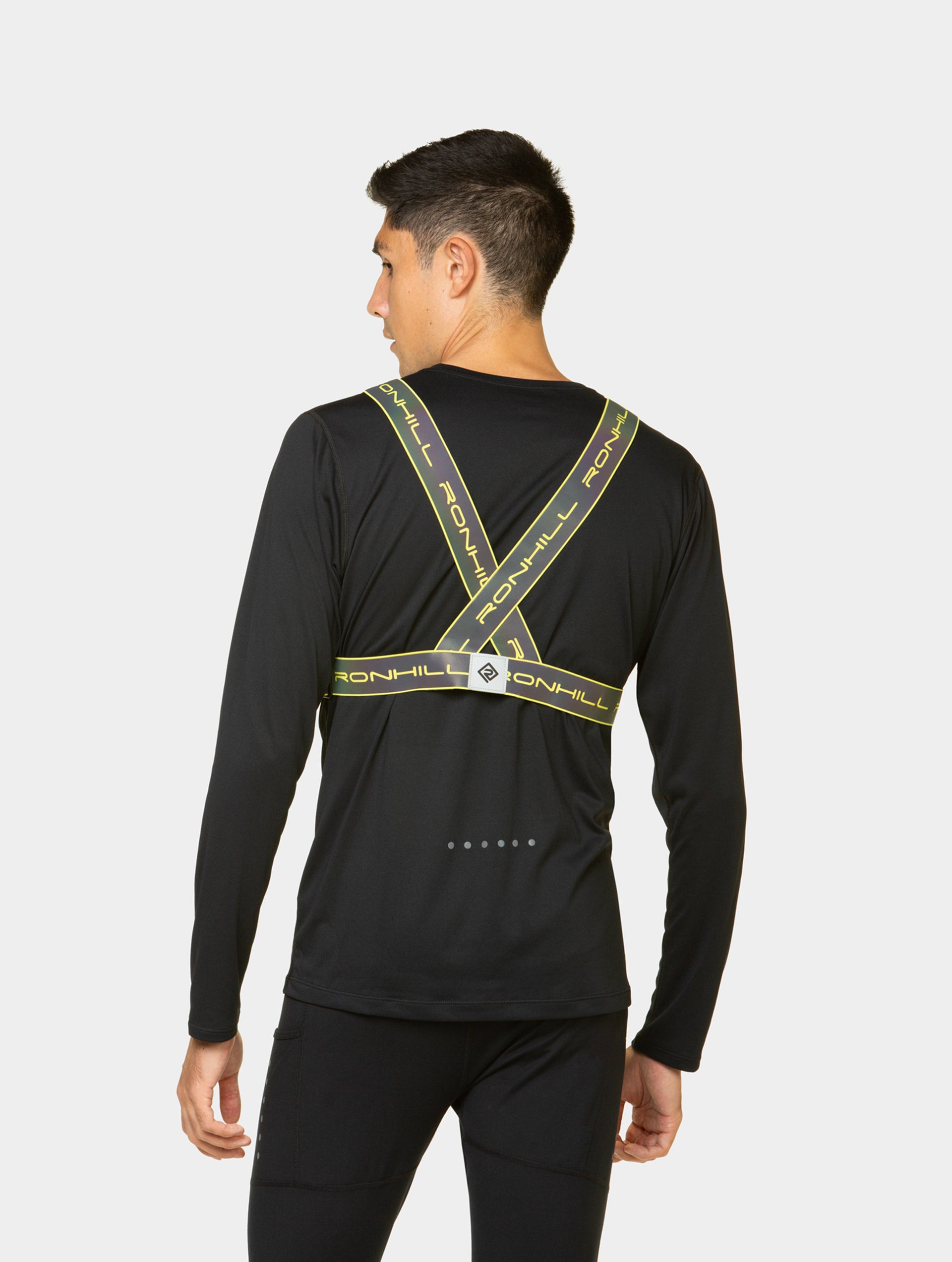 Ronhill Reflect cintura running riflettente gialla