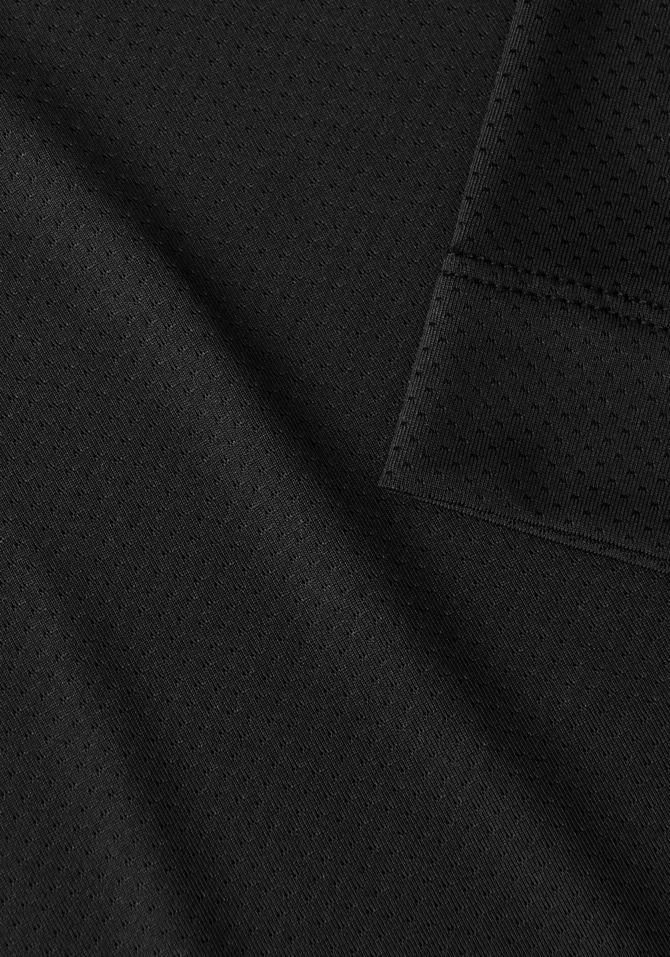 Casall Laser Mesh Crop Top sportivo nero traspirante