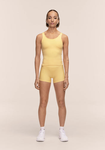 Casall Scoop Tank top yoga donna Soul Yellow leggero