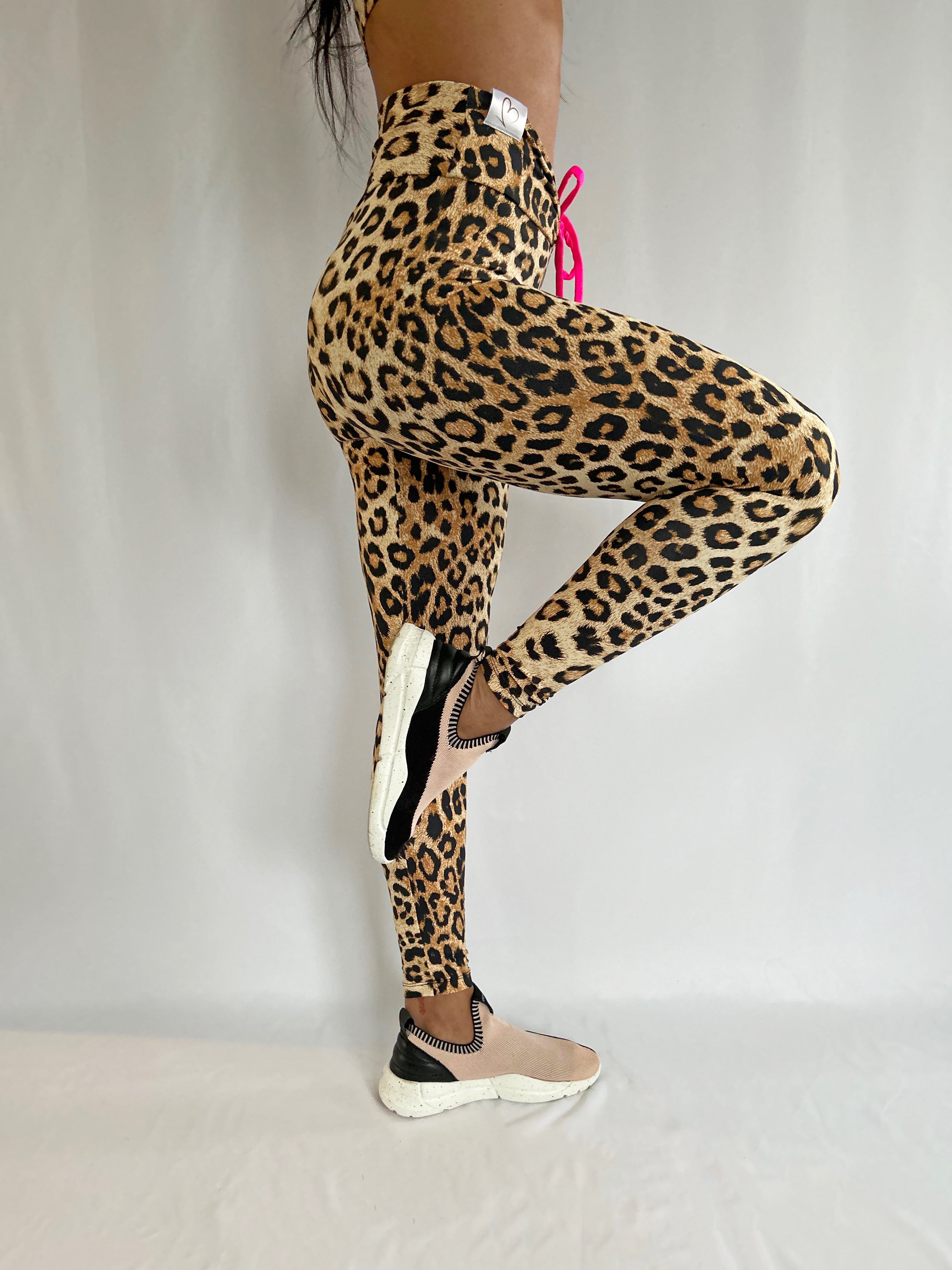 VB Brown leggings supplex marrone push up
