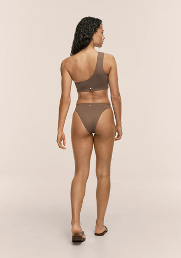 Casall Twist Bikini Brief slip vita alta khaki
