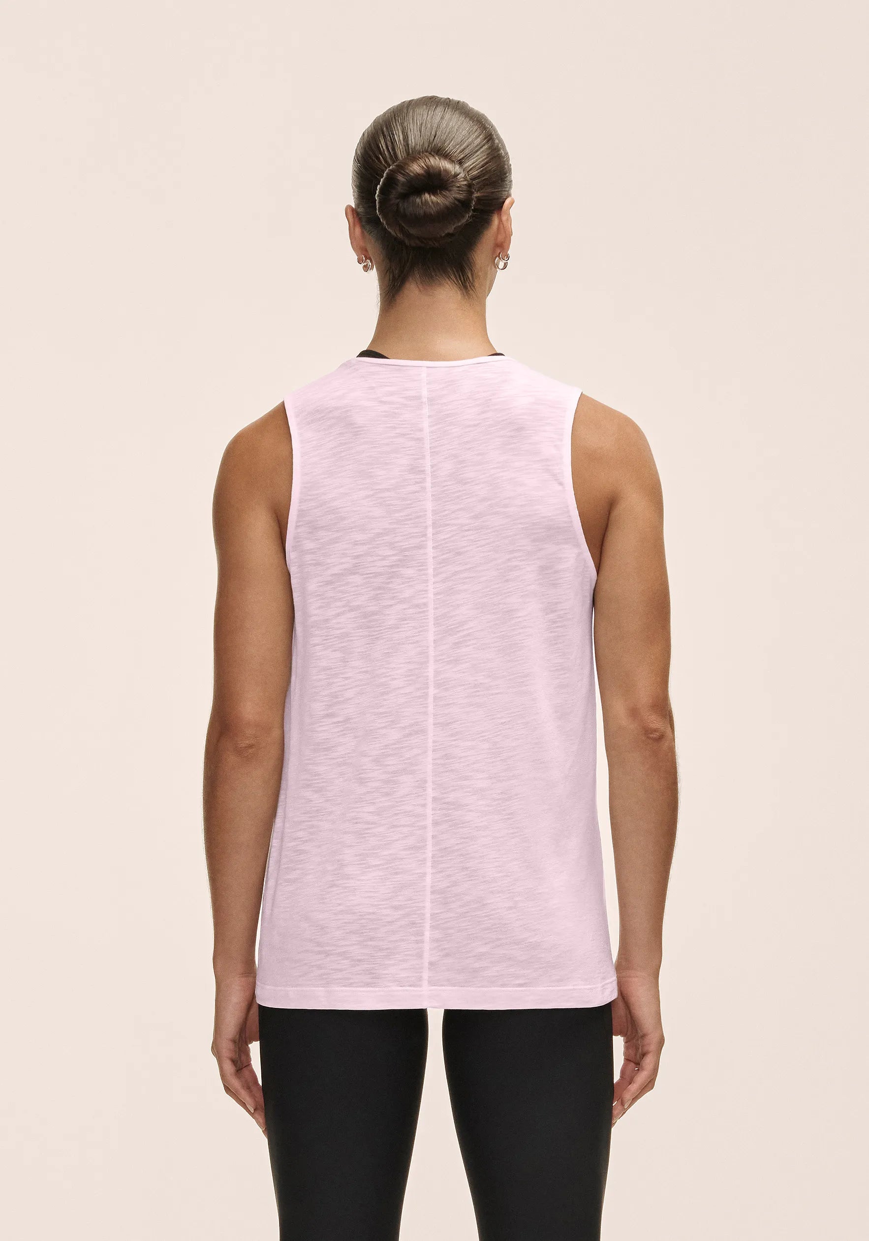 Casall Soft Texture Tank canotta lush pink in Tencel