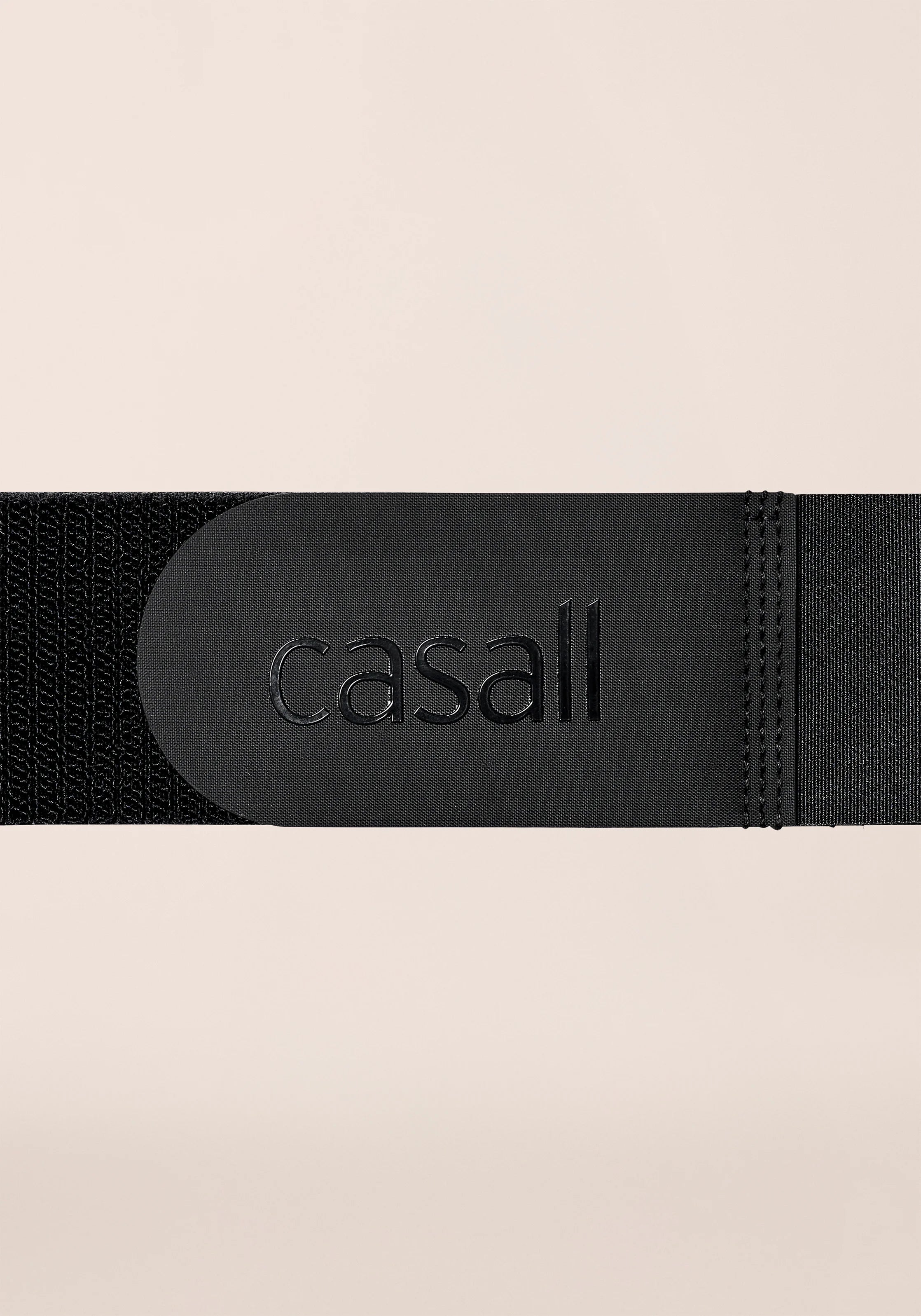 Casall Roll Up Strap cinghia tappetino yoga nera regolabile