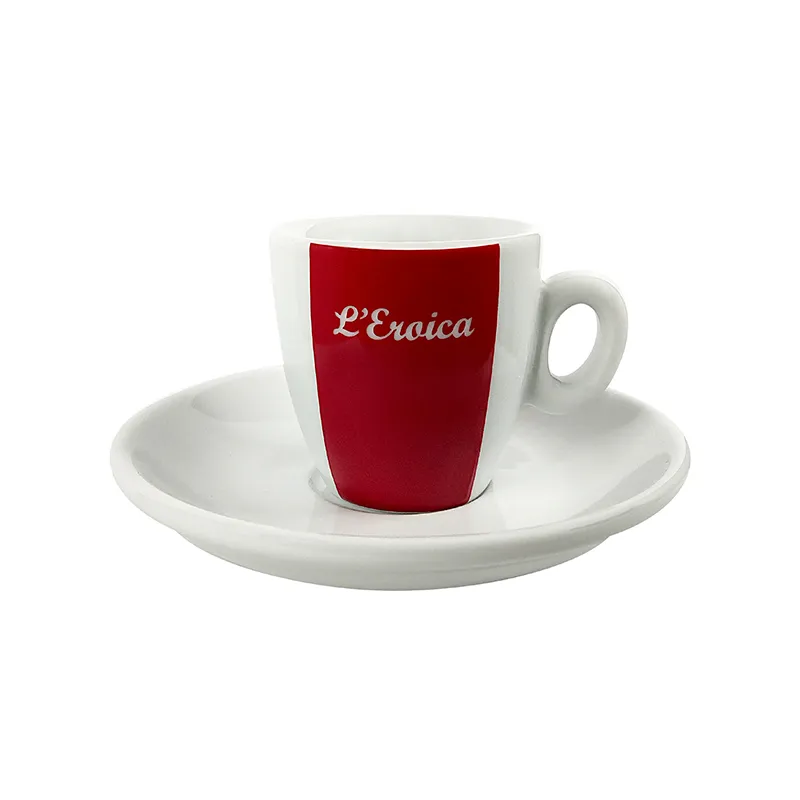 L'Eroica Tazzine Caffè con Piattino 2 pz Espresso
