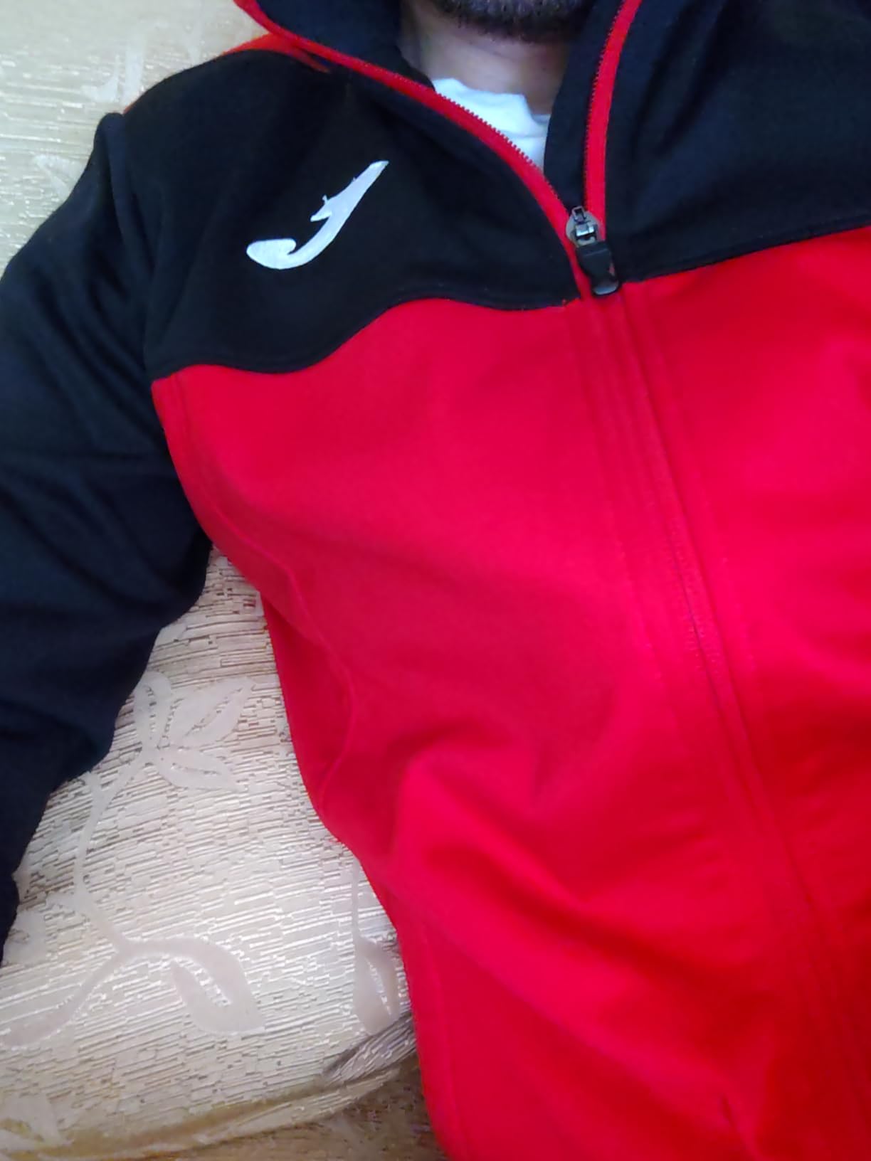Joma Winner Felpa con Zip Bordeaux 3XL in Pile