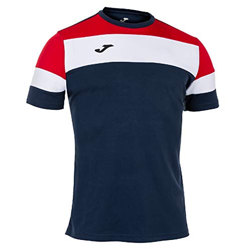 Joma Crew IV Maglia Uomo Blu Rosso Bianco Poliestere