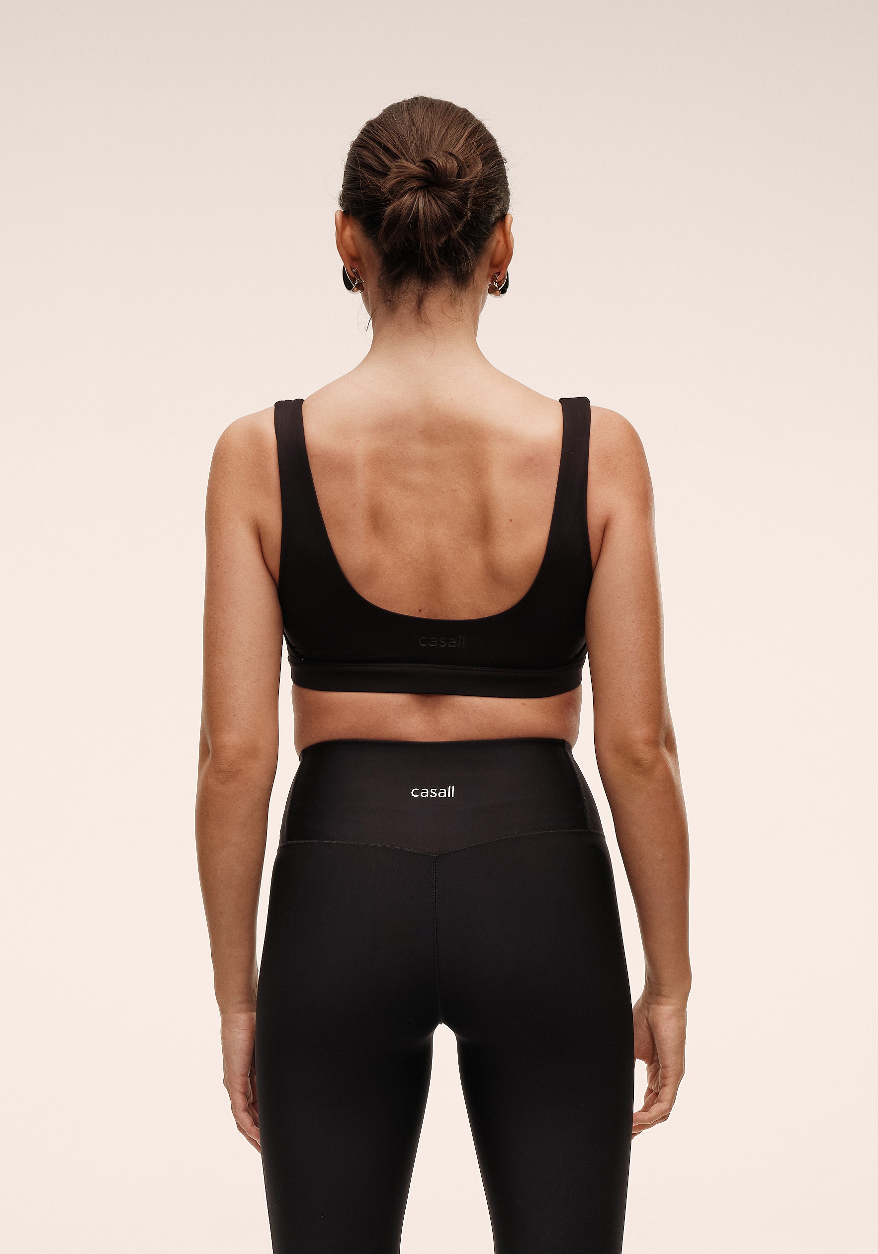 Casall Soft Touch Padded reggiseno sportivo nero leggero