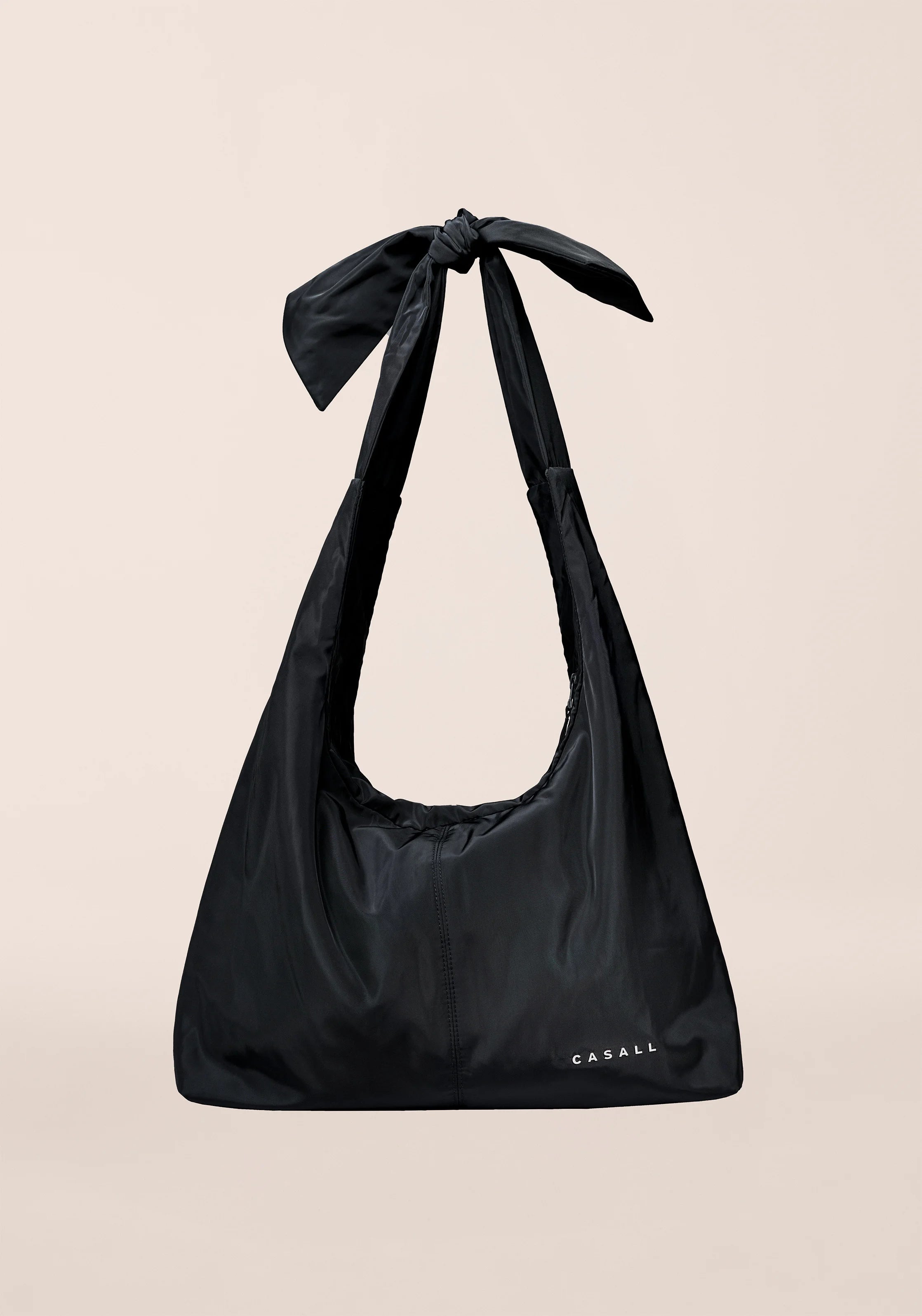 Casall Tied Up Daily Tote Bag borsa nera palestra