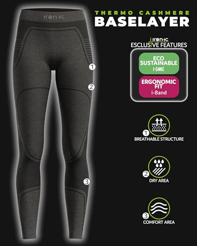 IRON-IC Ultra Warm 610902 Leggings Donna M-L Cashmere