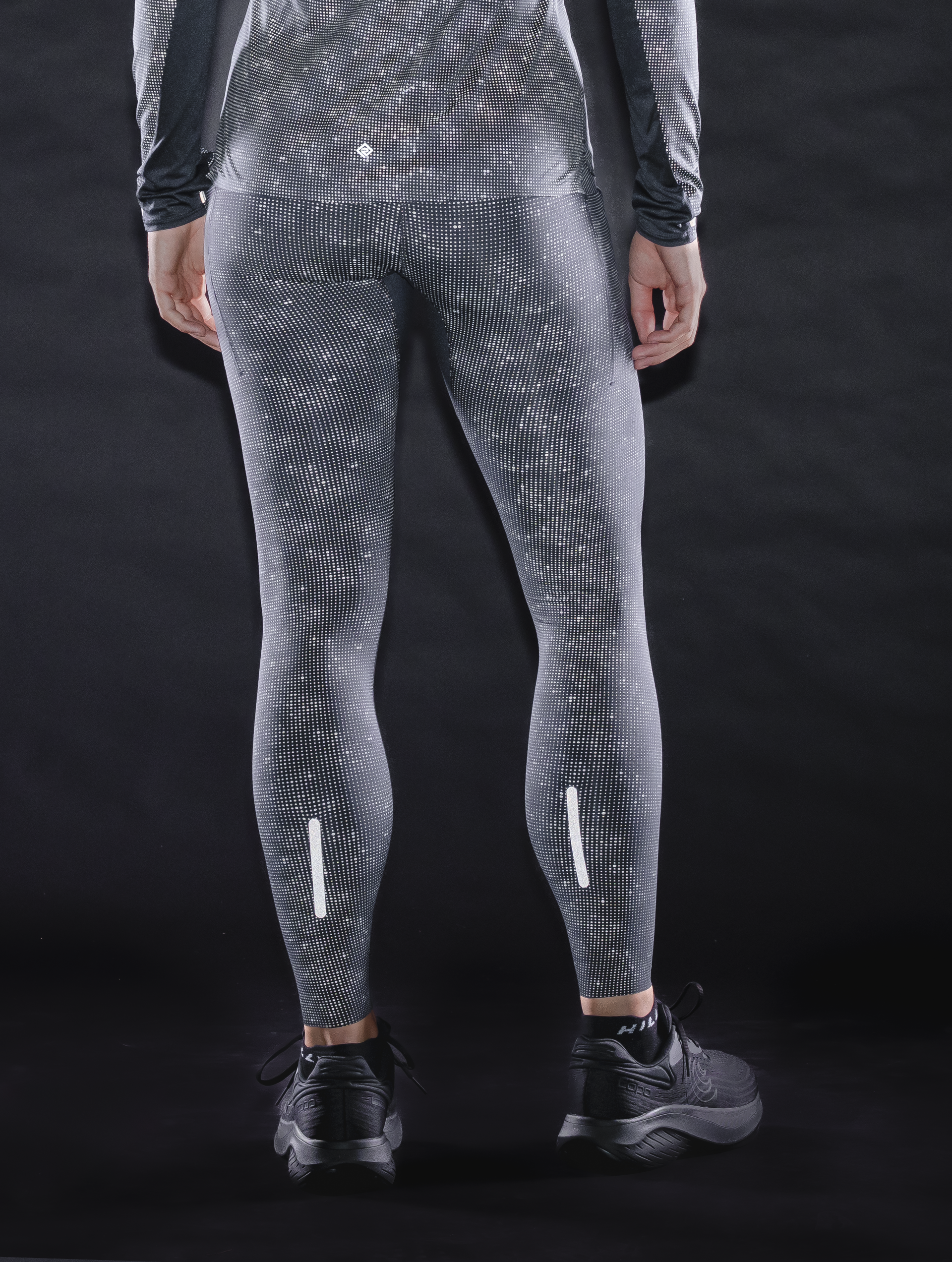 Ronhill Tech Reflect Lux tight running nero reflect