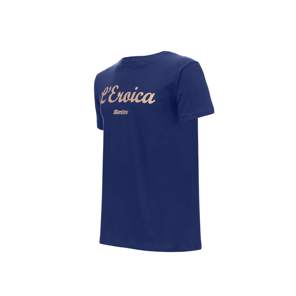 L'Eroica T-Shirt Cotone Blu 100% Cotone