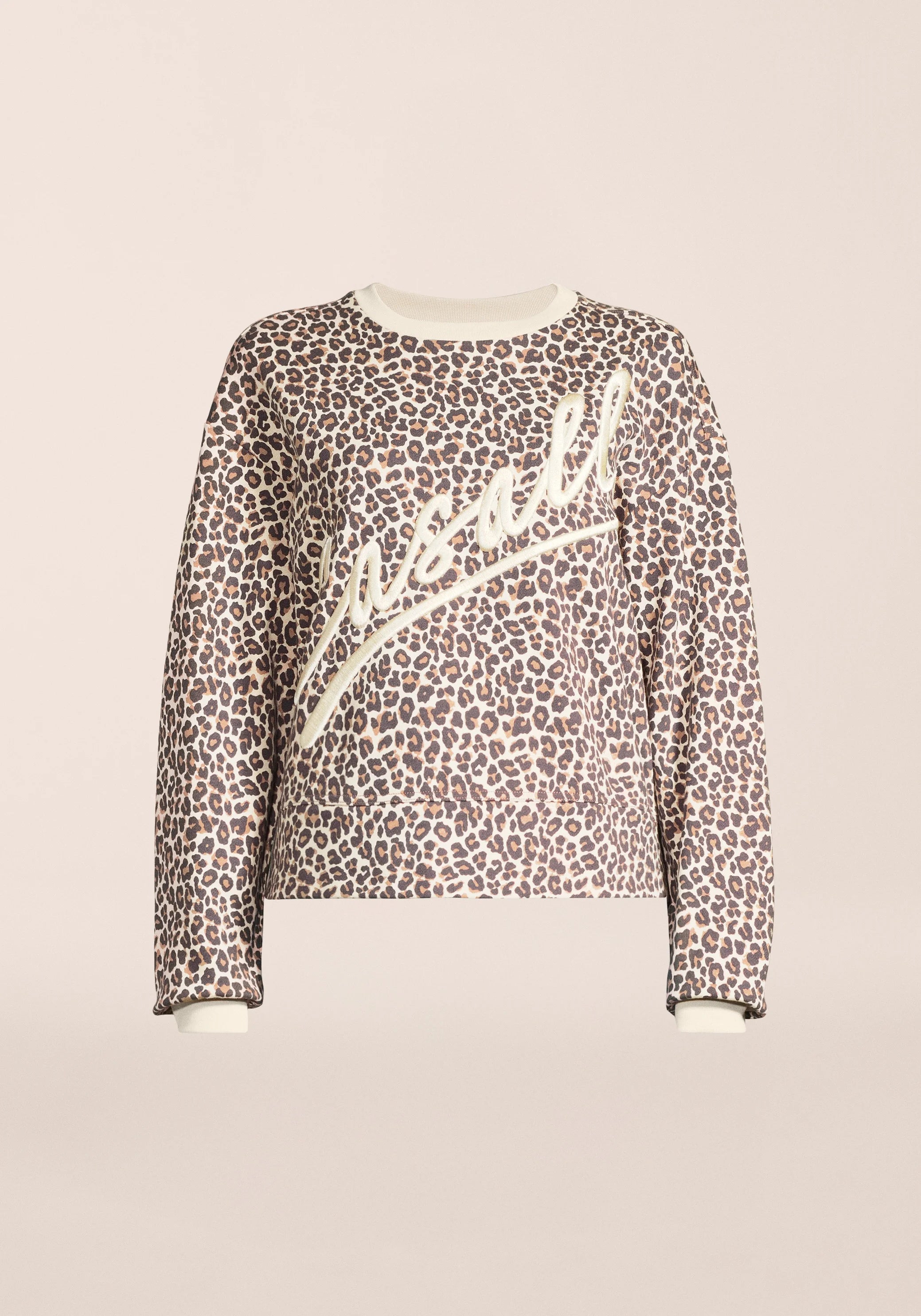 Casall Leo Terry felpa Leo Print in cotone bio