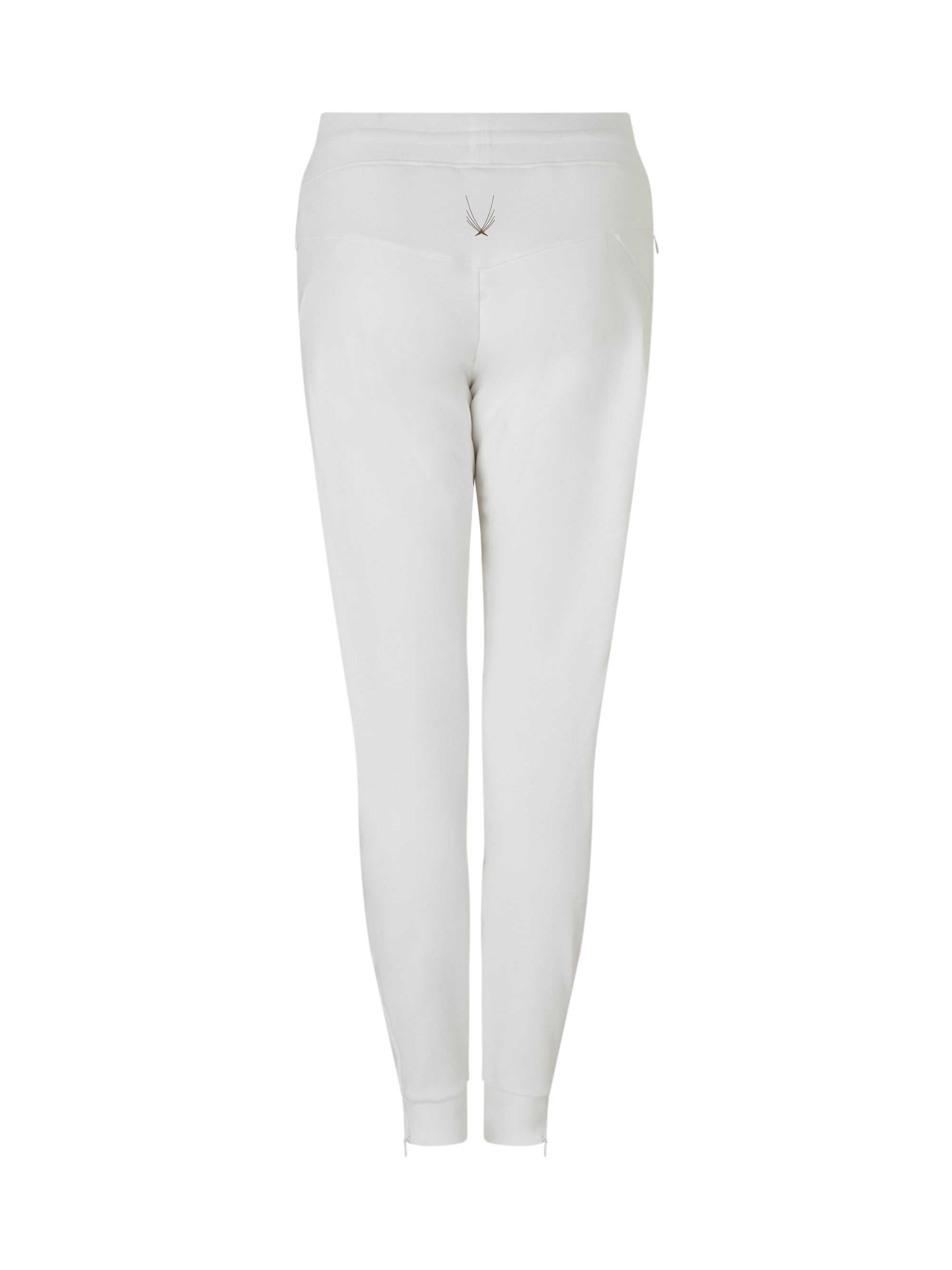 Lucas Hugh Carbon Track Pant pantaloni bianchi cotone