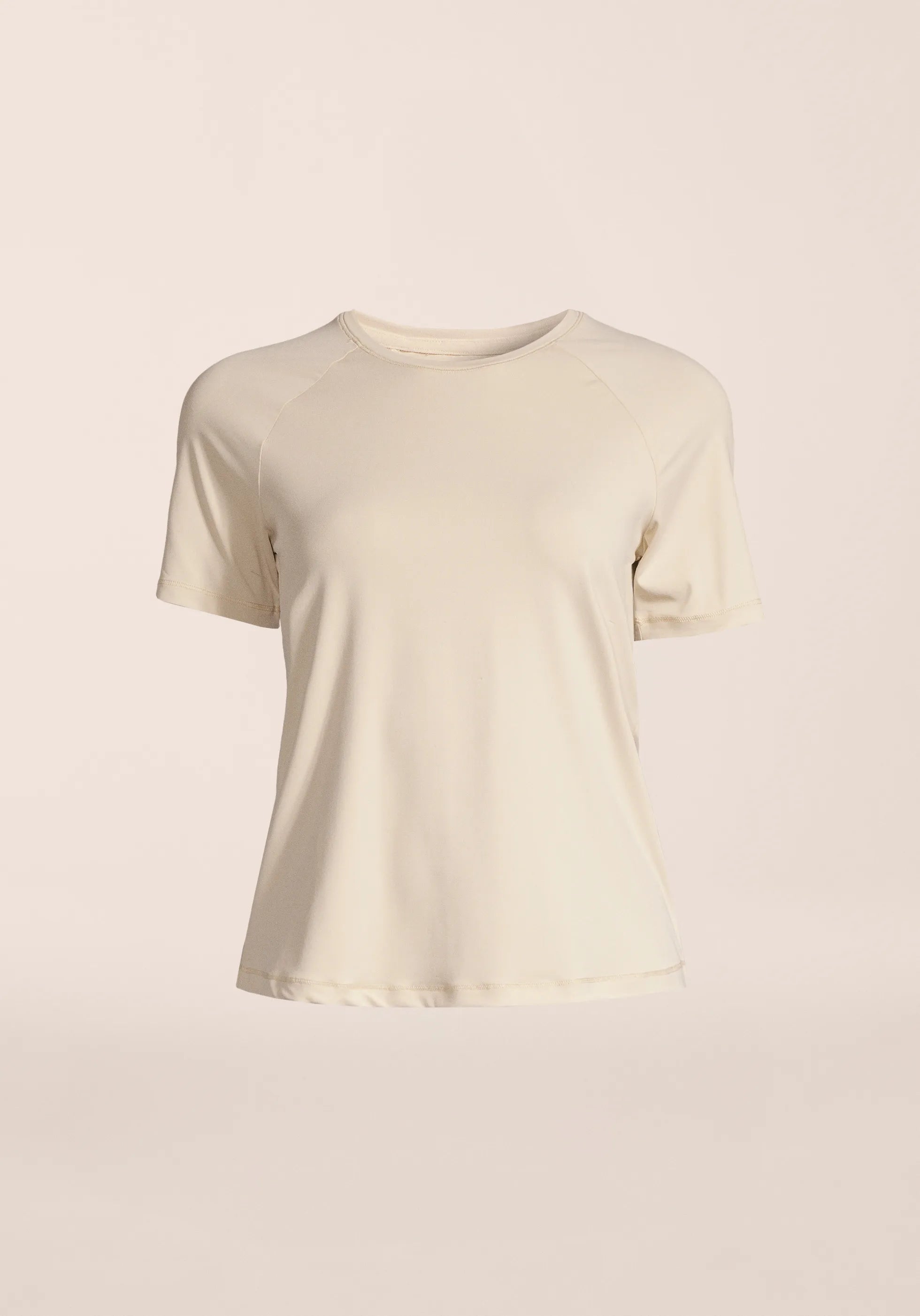 Casall Essential Tee t-shirt ecru seamless XS-XL