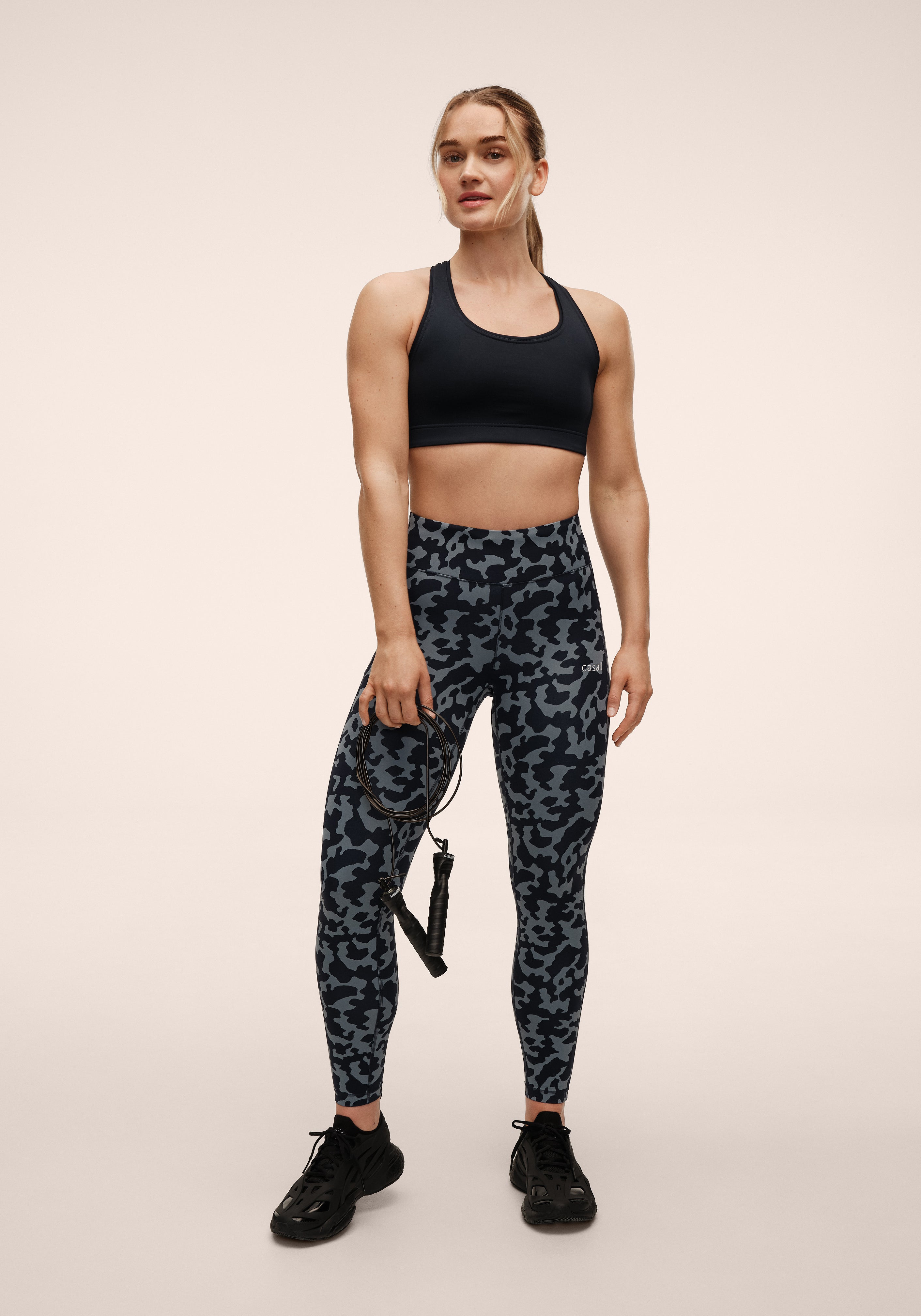 Casall Iconic Sports Bra reggiseno blu sostegno alto
