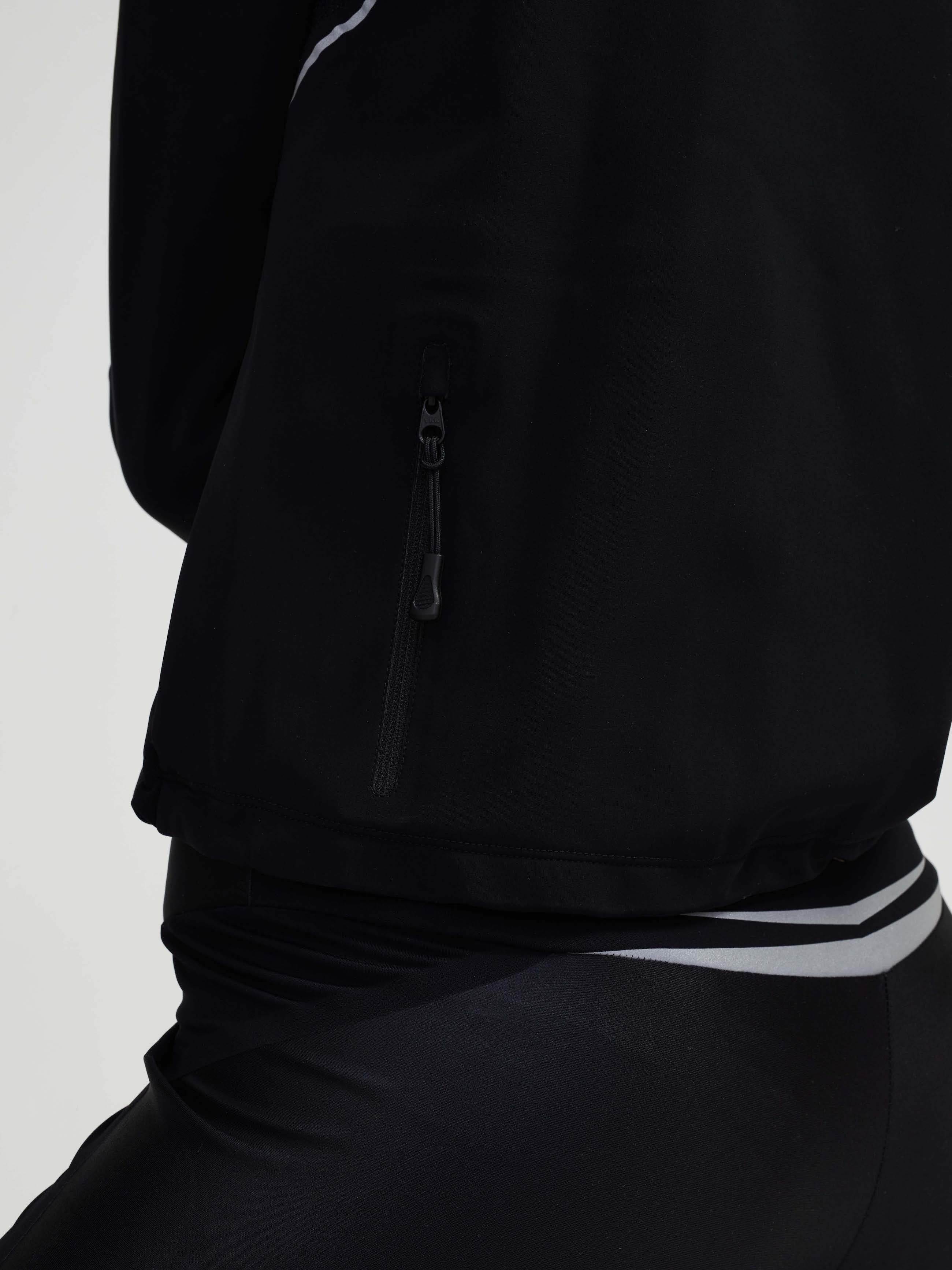 Lucas Hugh Technical Jumper felpa running nero termoregolante