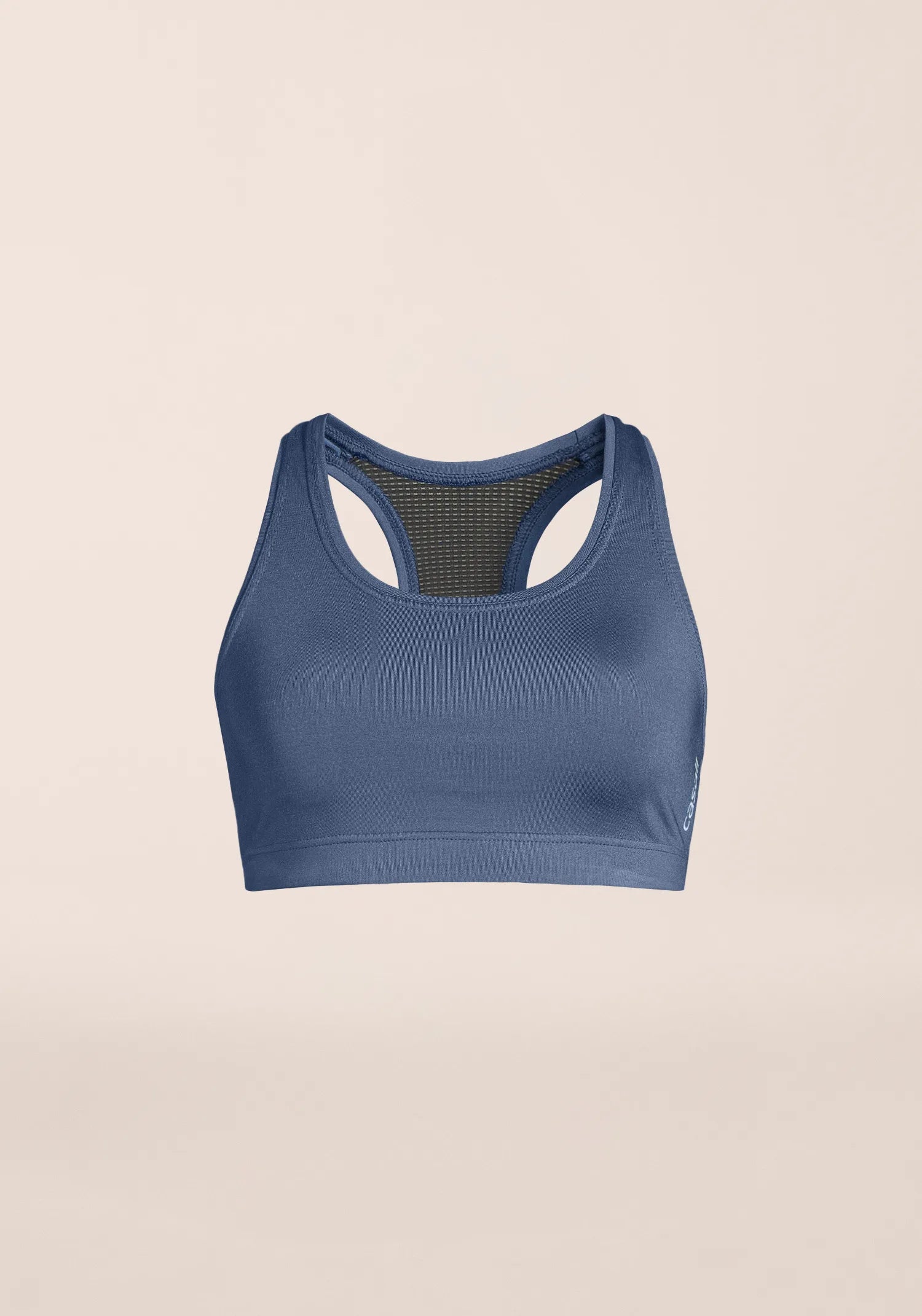 Casall Iconic Sports Bra top Blue Shadow alto sostegno